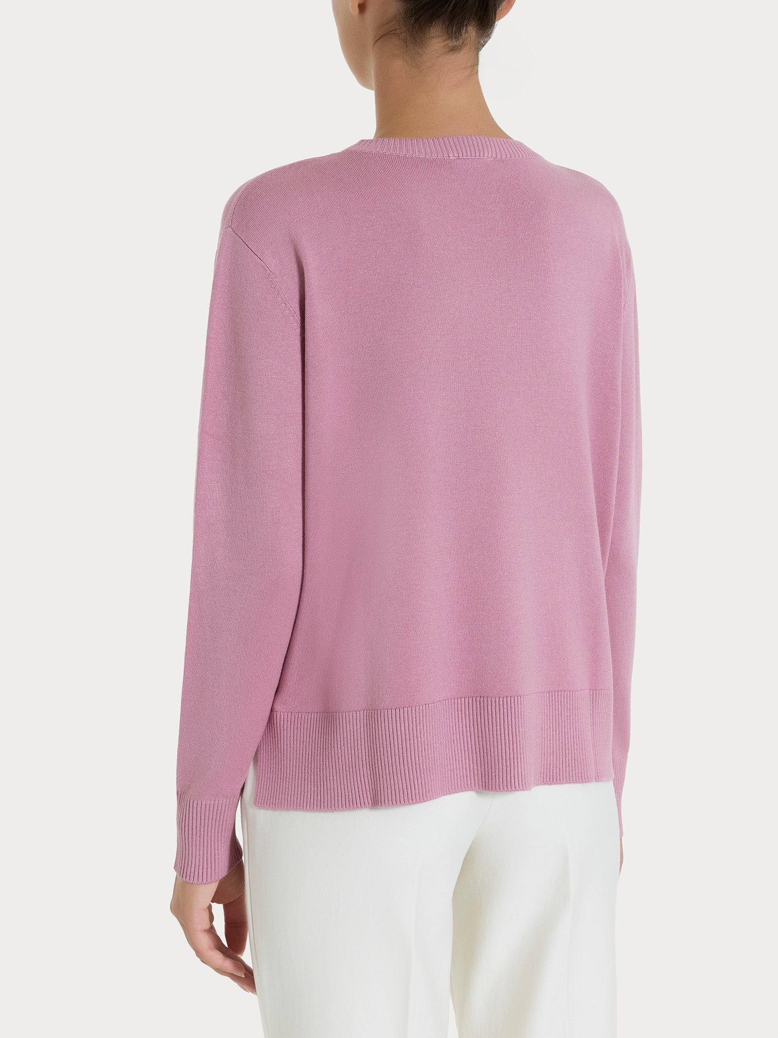 Ragno Four Seasons Maglia Girocollo Lilas viscosa
