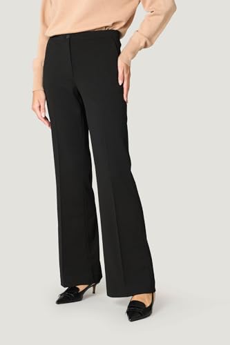 Goldenpoint Flare Long Crepe Pantaloni Vita Elasticata