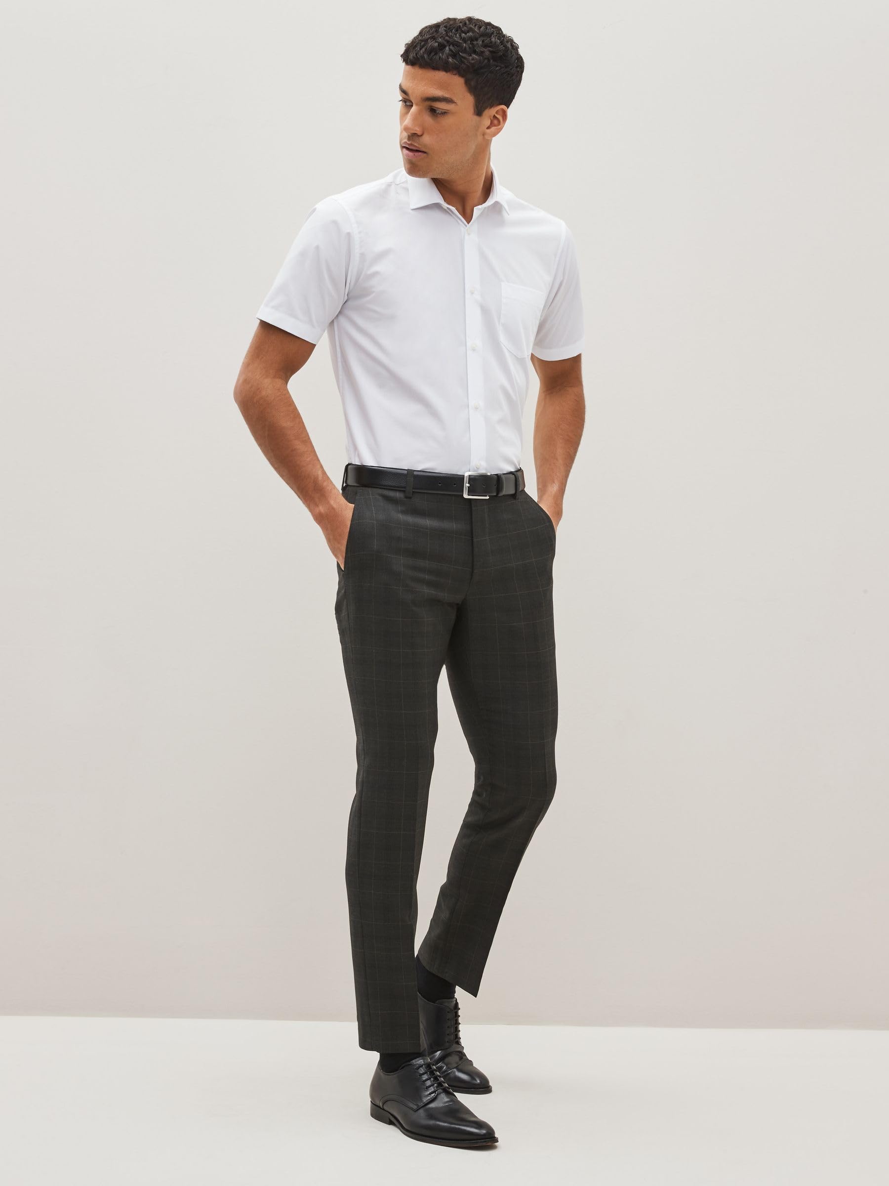 Next Easy-Care Elegante camicia uomo regular