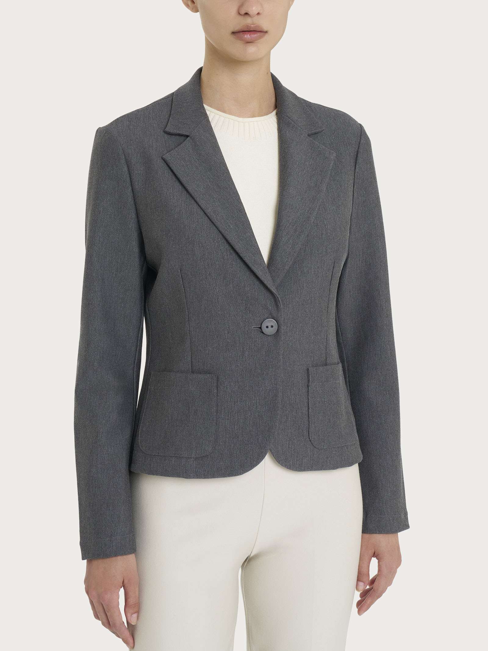 Ragno Compact blazer donna Ardesia Mel.