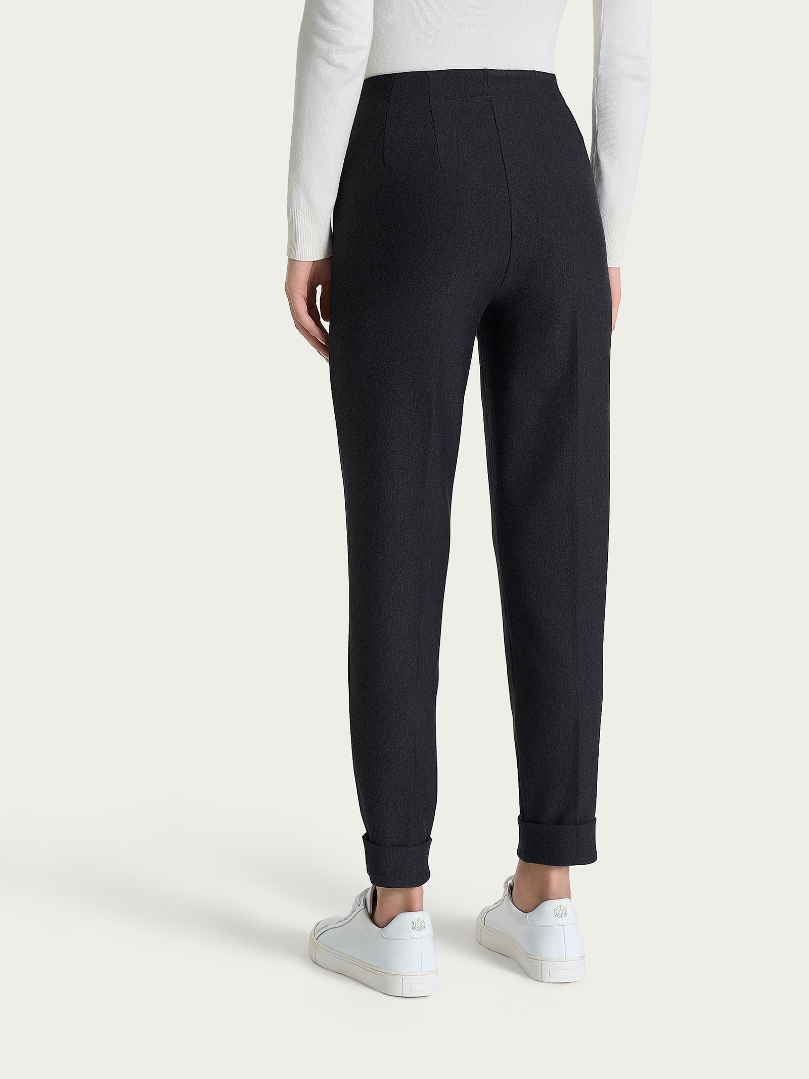 Ragno Compact pantalone carota oscuro mel donna