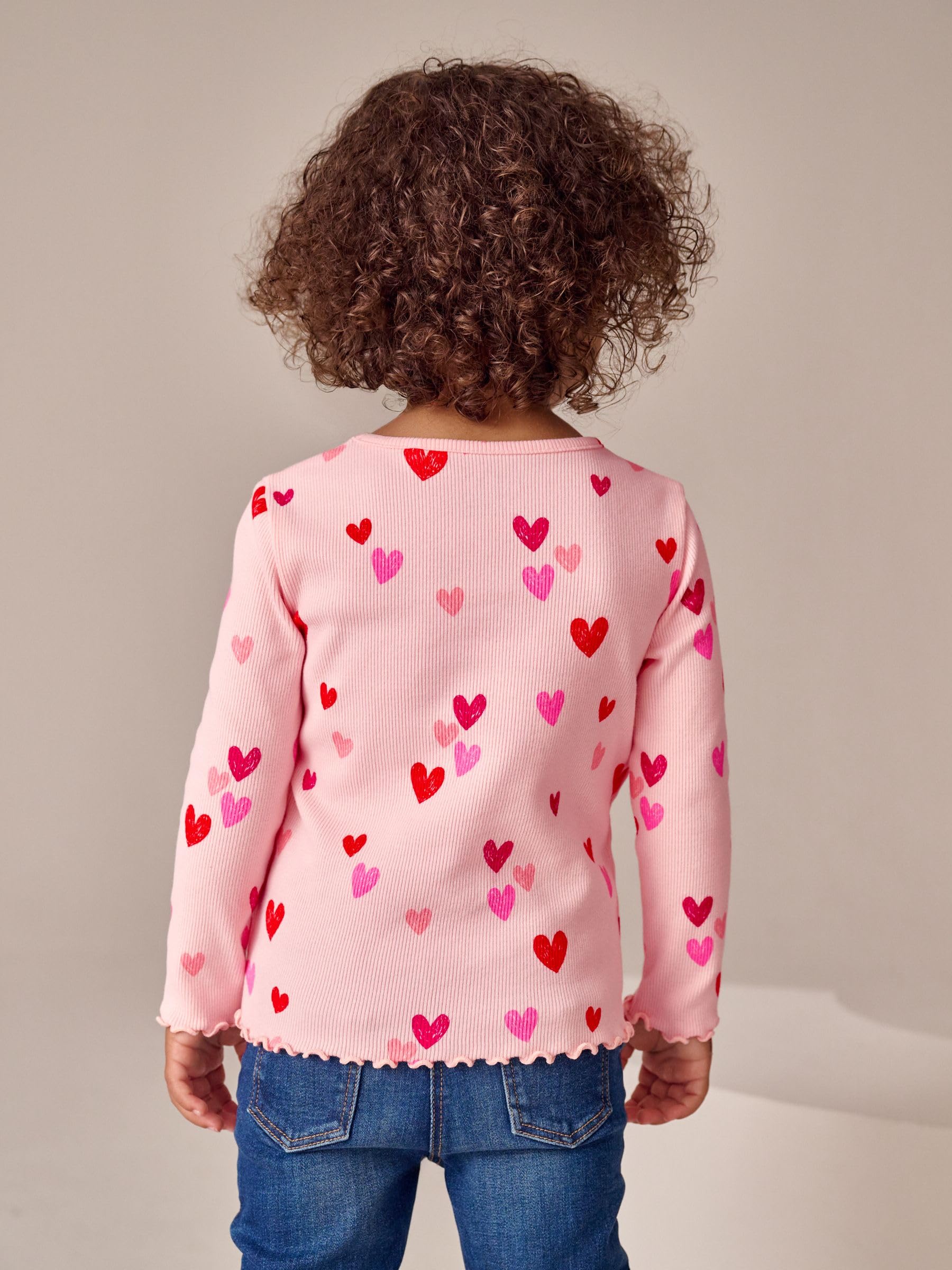 Next T-shirt maniche lunghe bambina 12-18 mesi coste