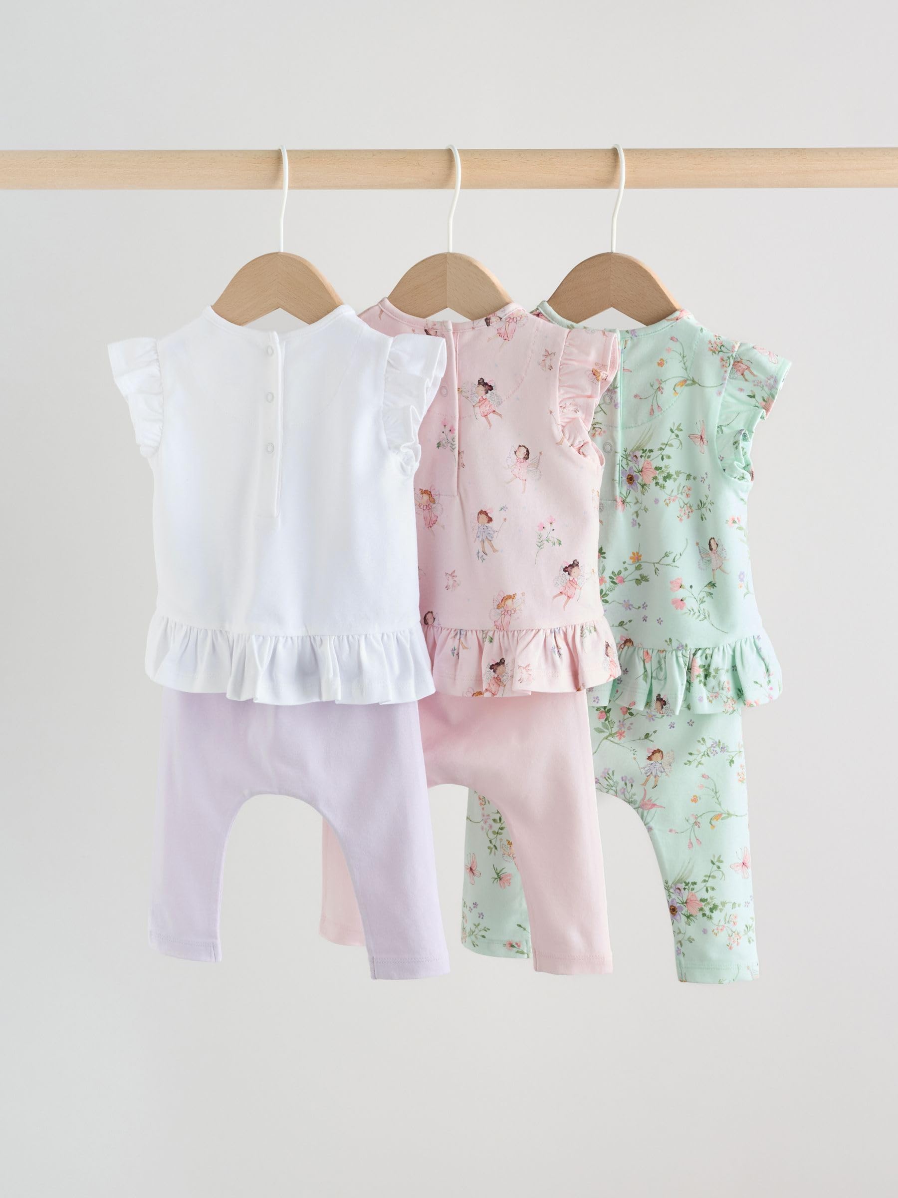 Next Completo 6 Pezzi Neonata Maglie Corte 68-74