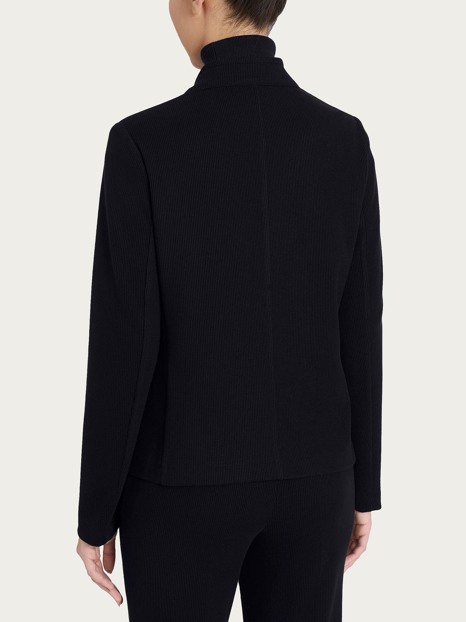 Ragno Relaxed Wardrobe Blazer Corto Velvet Nero giacca