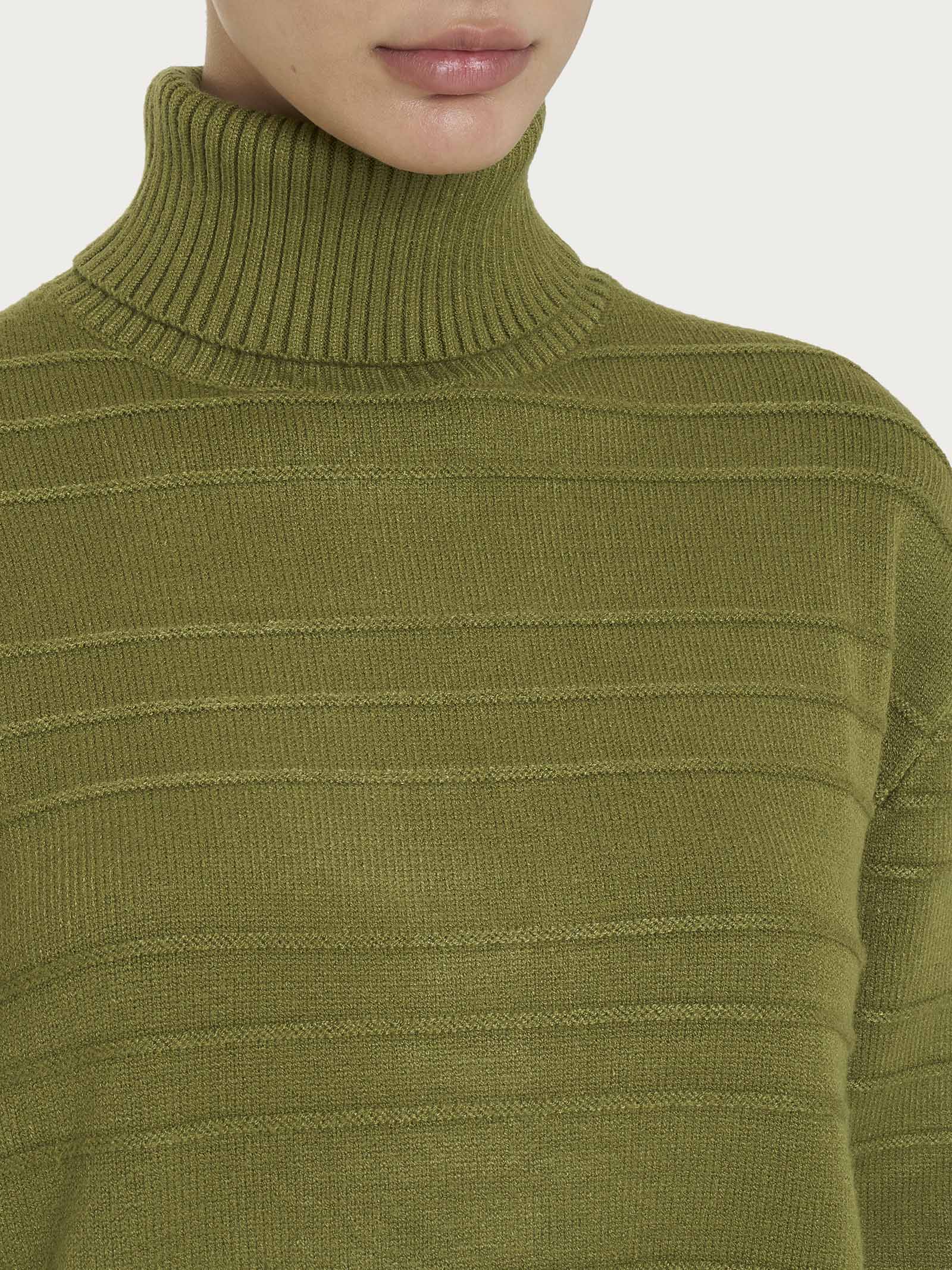 Ragno Super Soft Dolcevita Maglia Sphagnum misto viscosa