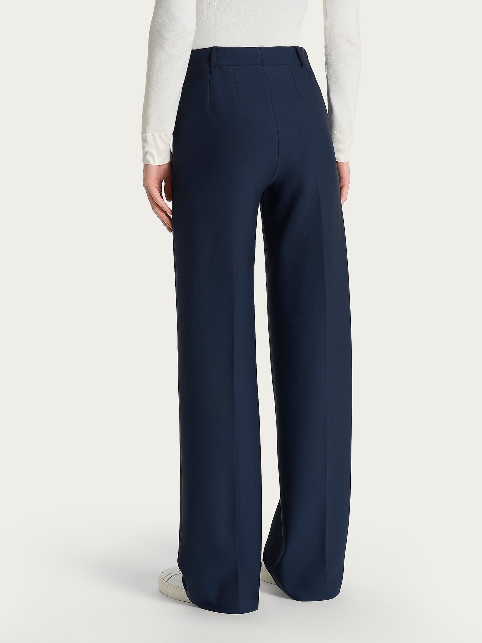 Ragno Compact Pantalone palazzo persia wide leg viscosa