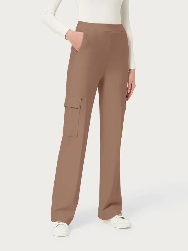 Ragno Comfort Pantalone cargo ampio pine bark felpa