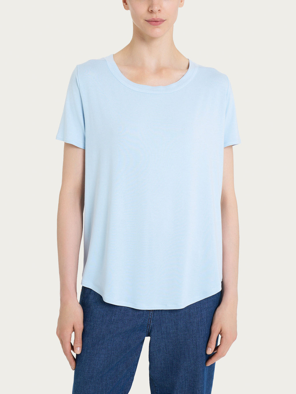 Ragno Viscosa Summer t-shirt maniche corte skyway morbida