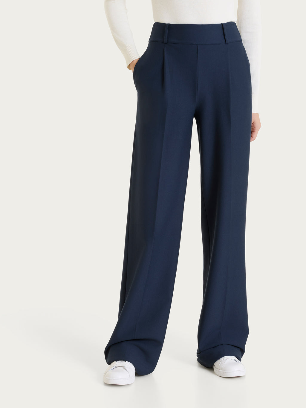 Ragno Compact Wide Pants pantaloni larghi persia tasche
