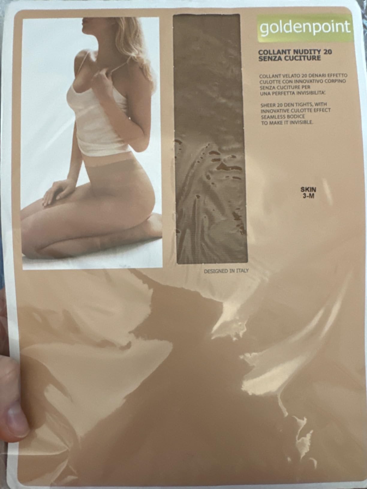 Goldenpoint Senza Cuciture Velato 20 denari collant