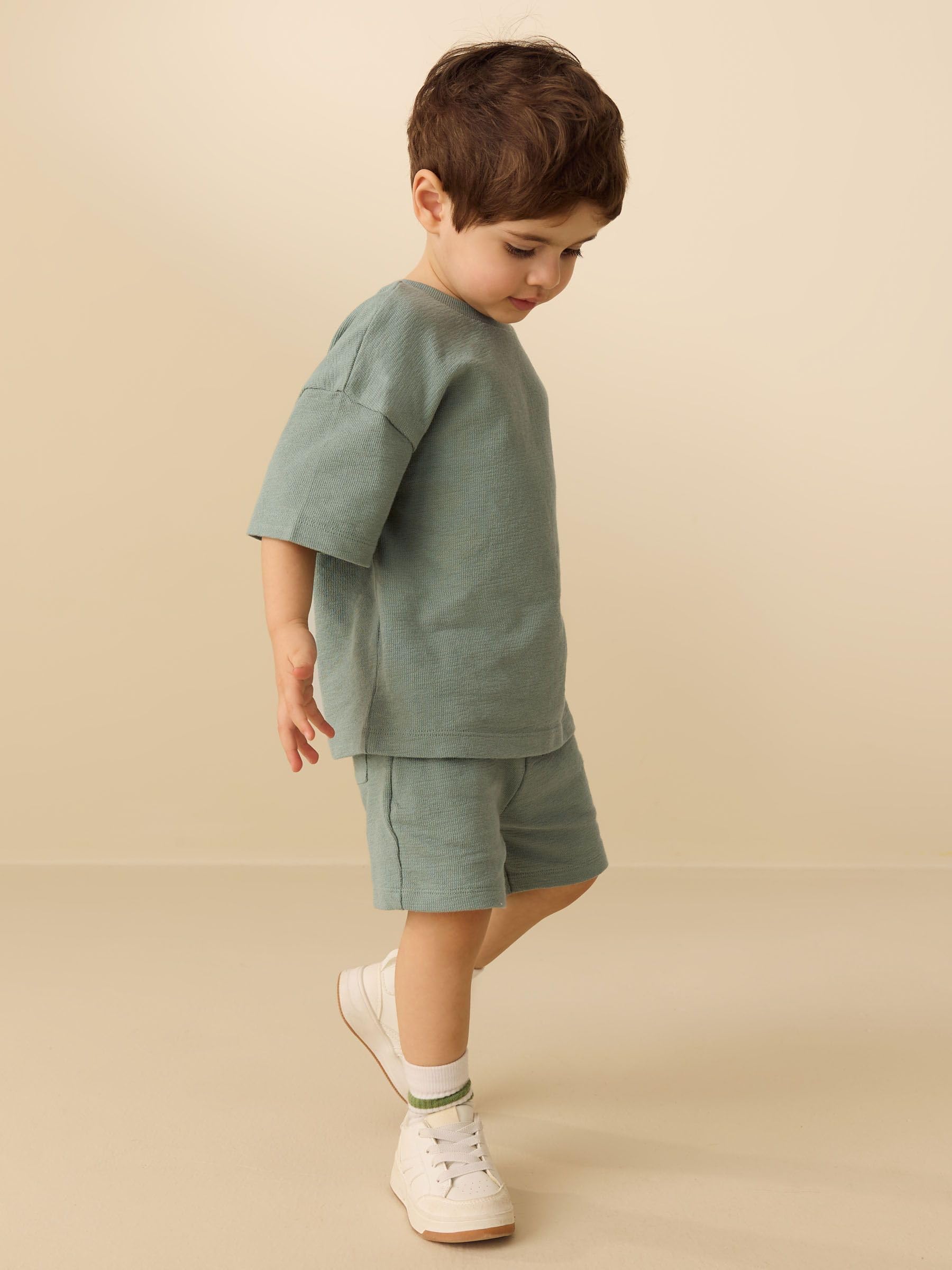 Geo Next Set 3 Pezzi Maglietta Shorts 80-86 Uso Quotidiano