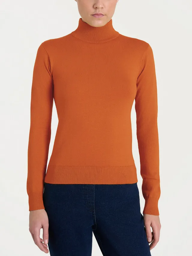 Ragno Four Seasons dolcevita maglia ruggine 4 stagioni