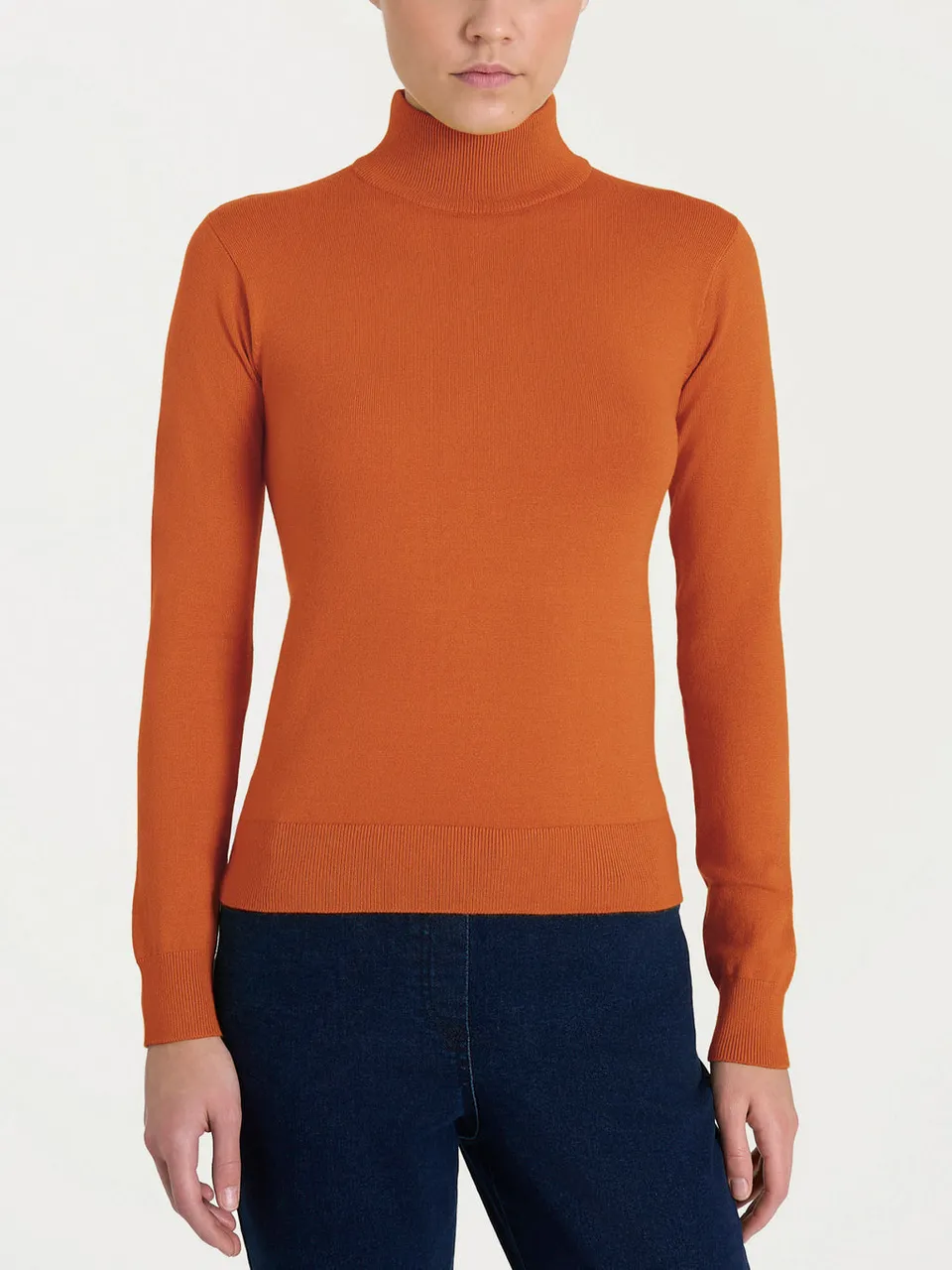 Ragno Four Seasons dolcevita maglia ruggine 4 stagioni