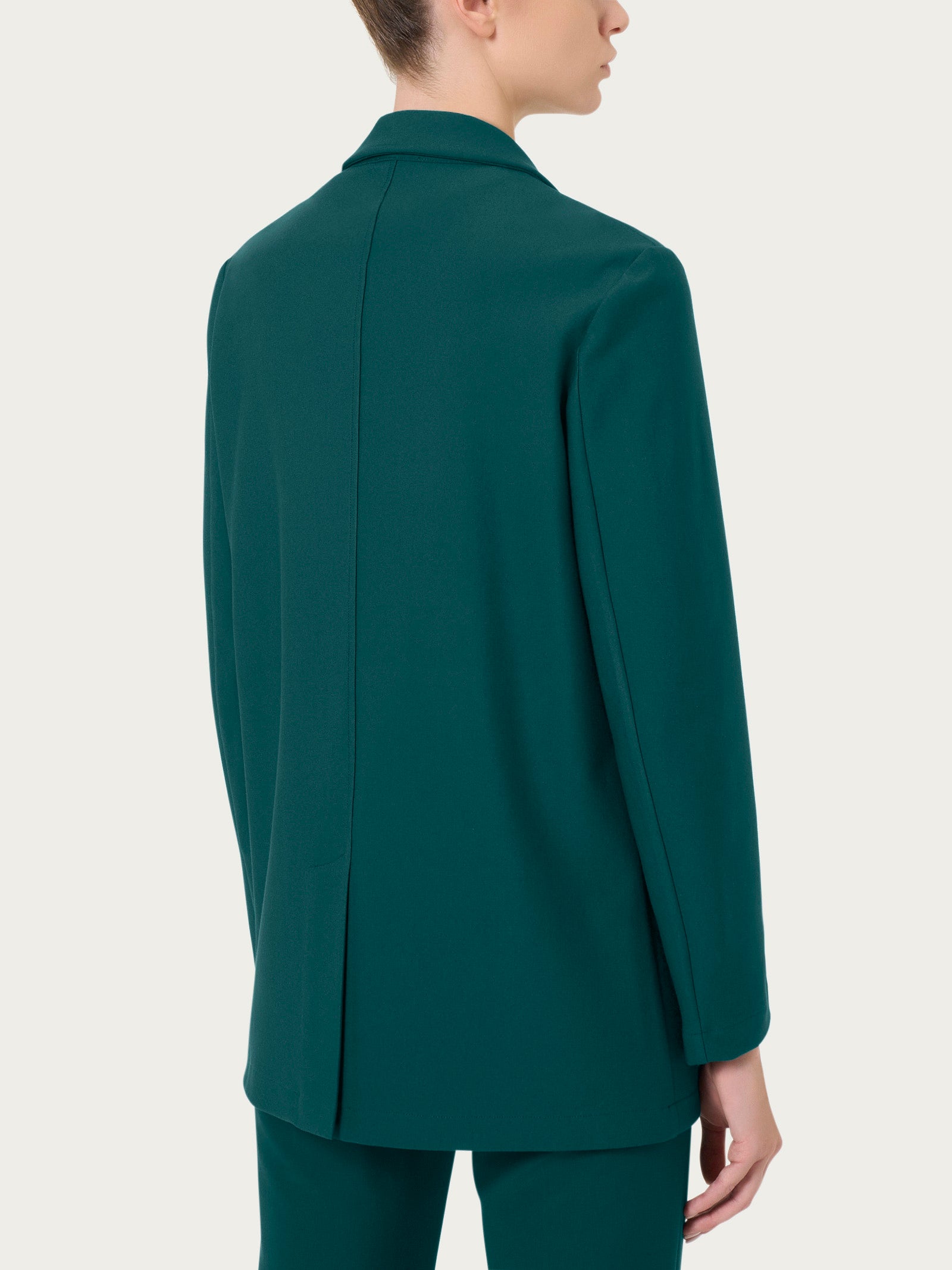 Ragno Compact blazer over donna Rain Forest punto Milano