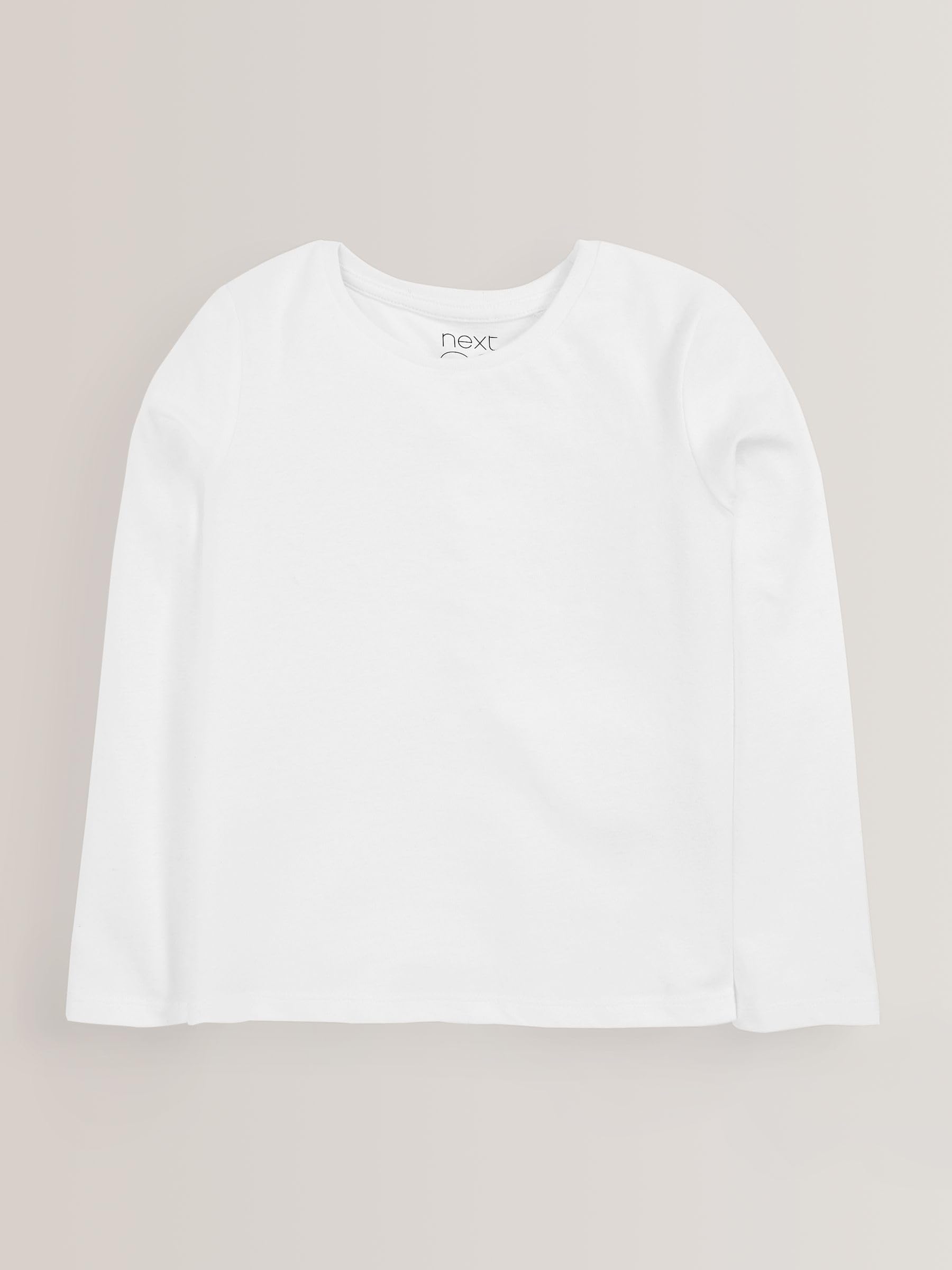 Next T-Shirt Bambina Maniche Lunghe 3 Pezzi Cotone