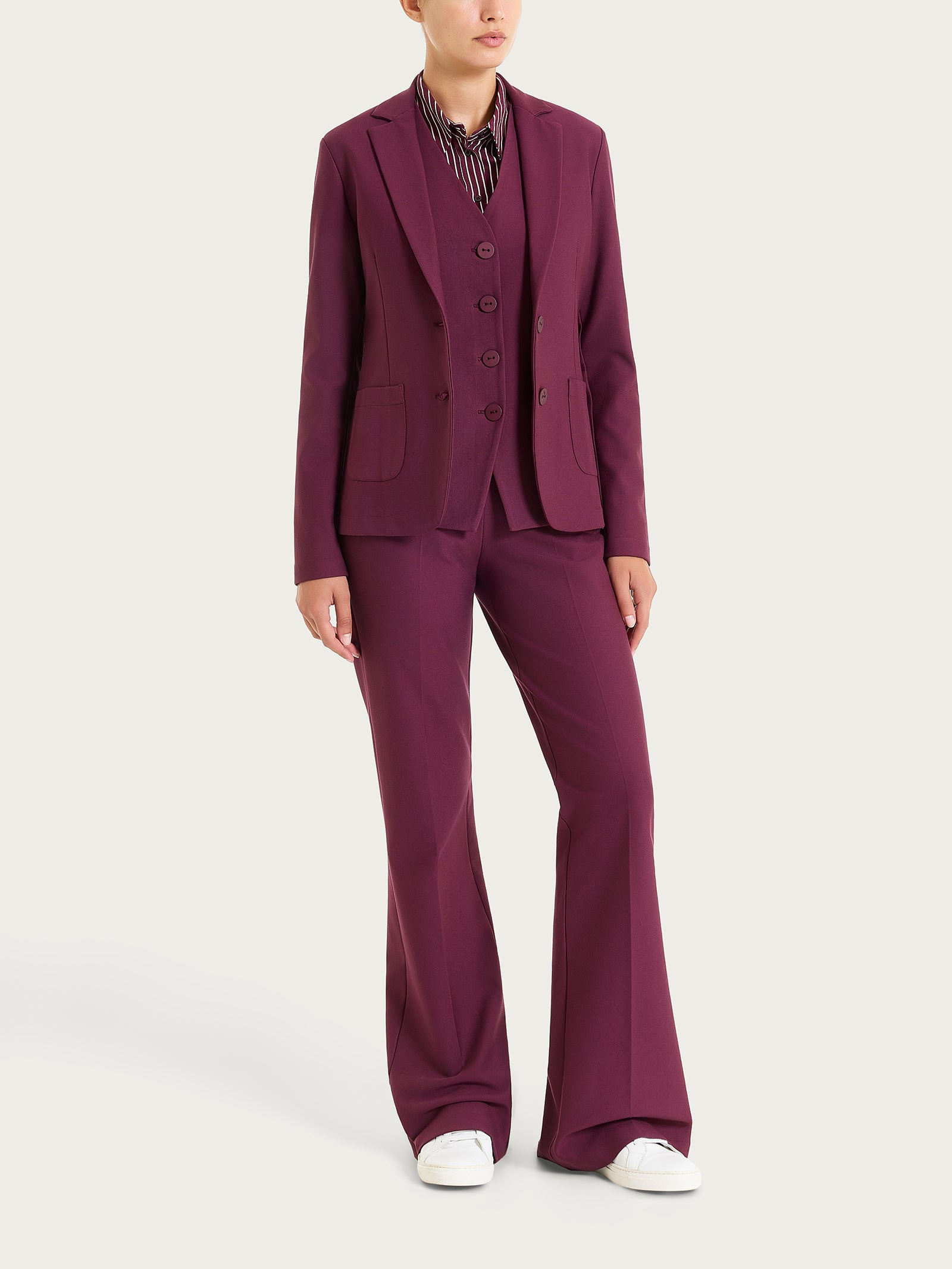 Ragno Compact blazer over rever lancia Fig elasticizzato