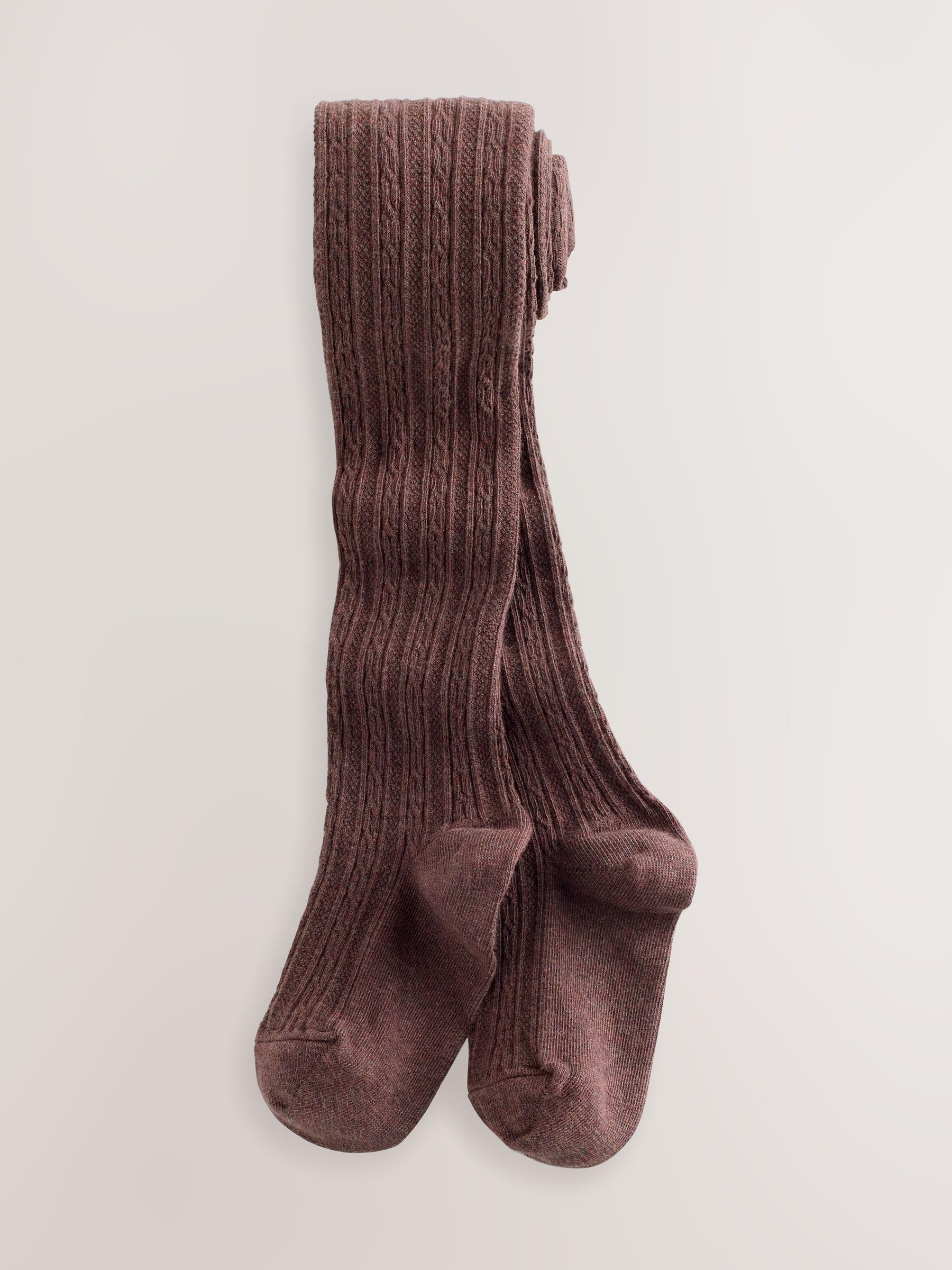 Next collant bambina trecce misto cotone 3 pezzi morbidi