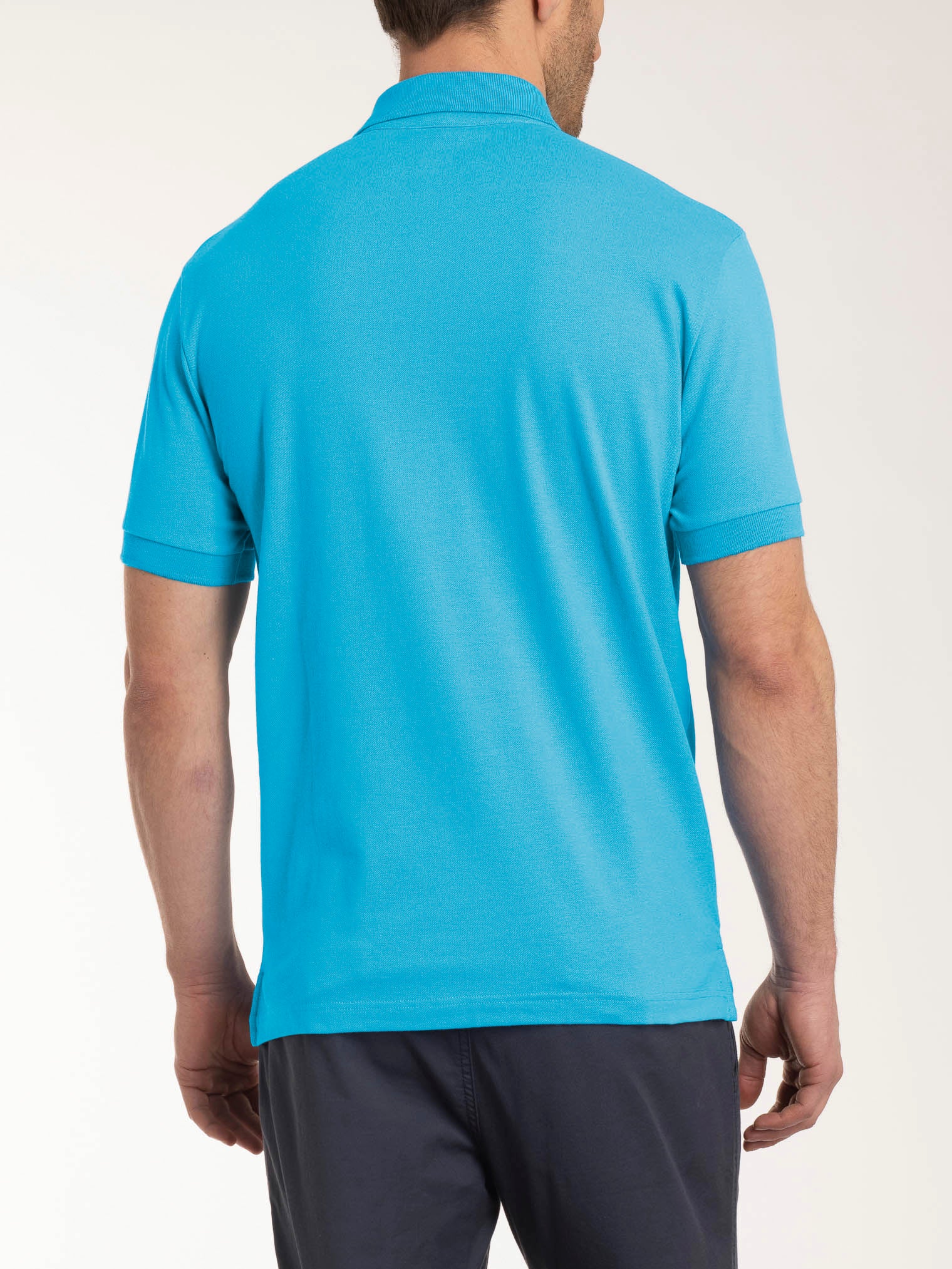 Ragno Polo Cotton Piquet Stretch Aquarius uomo