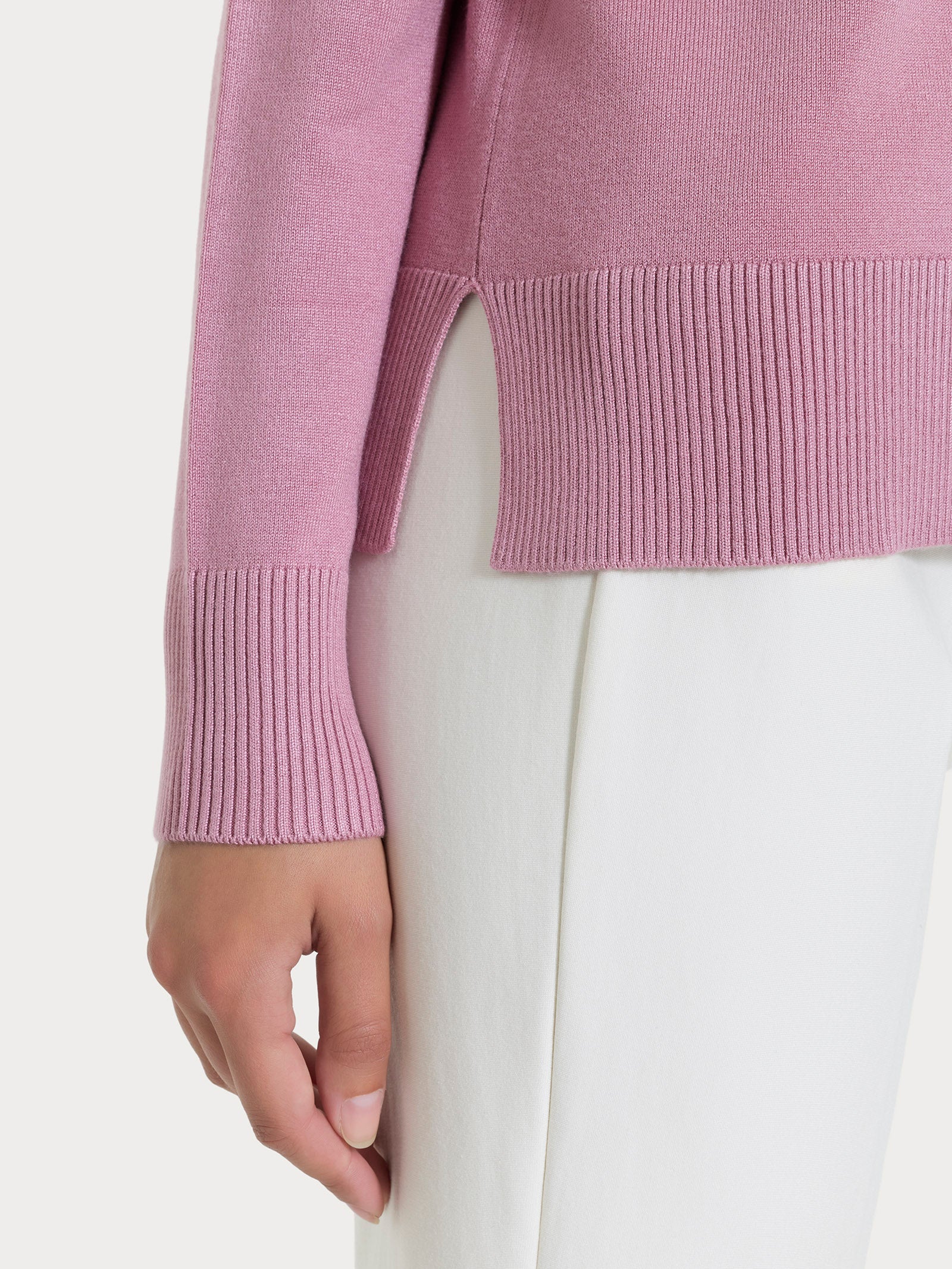 Ragno Four Seasons Maglia Girocollo Lilas viscosa