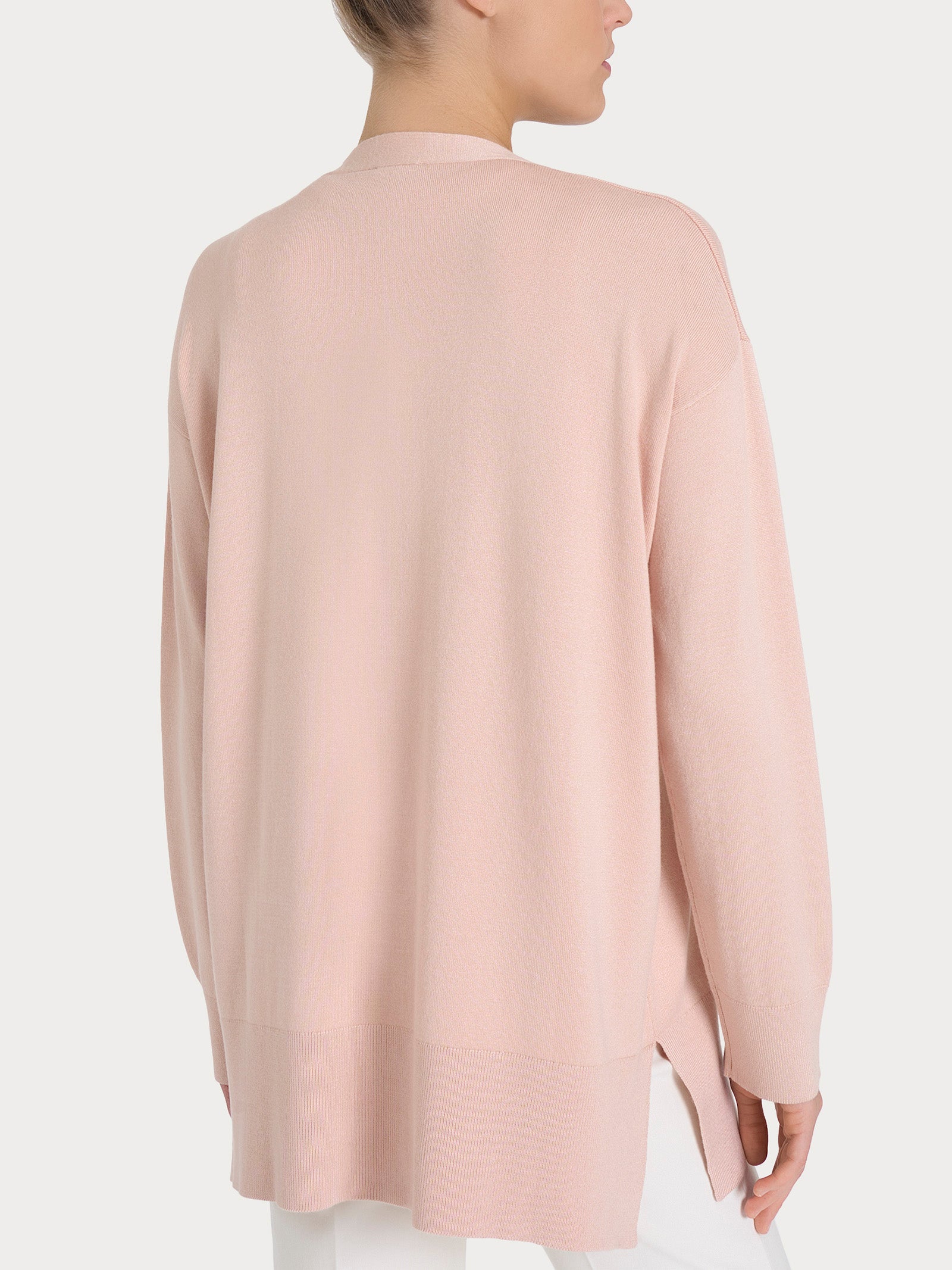 Ragno Four Seasons cardigan over Cameo Rose bottoni