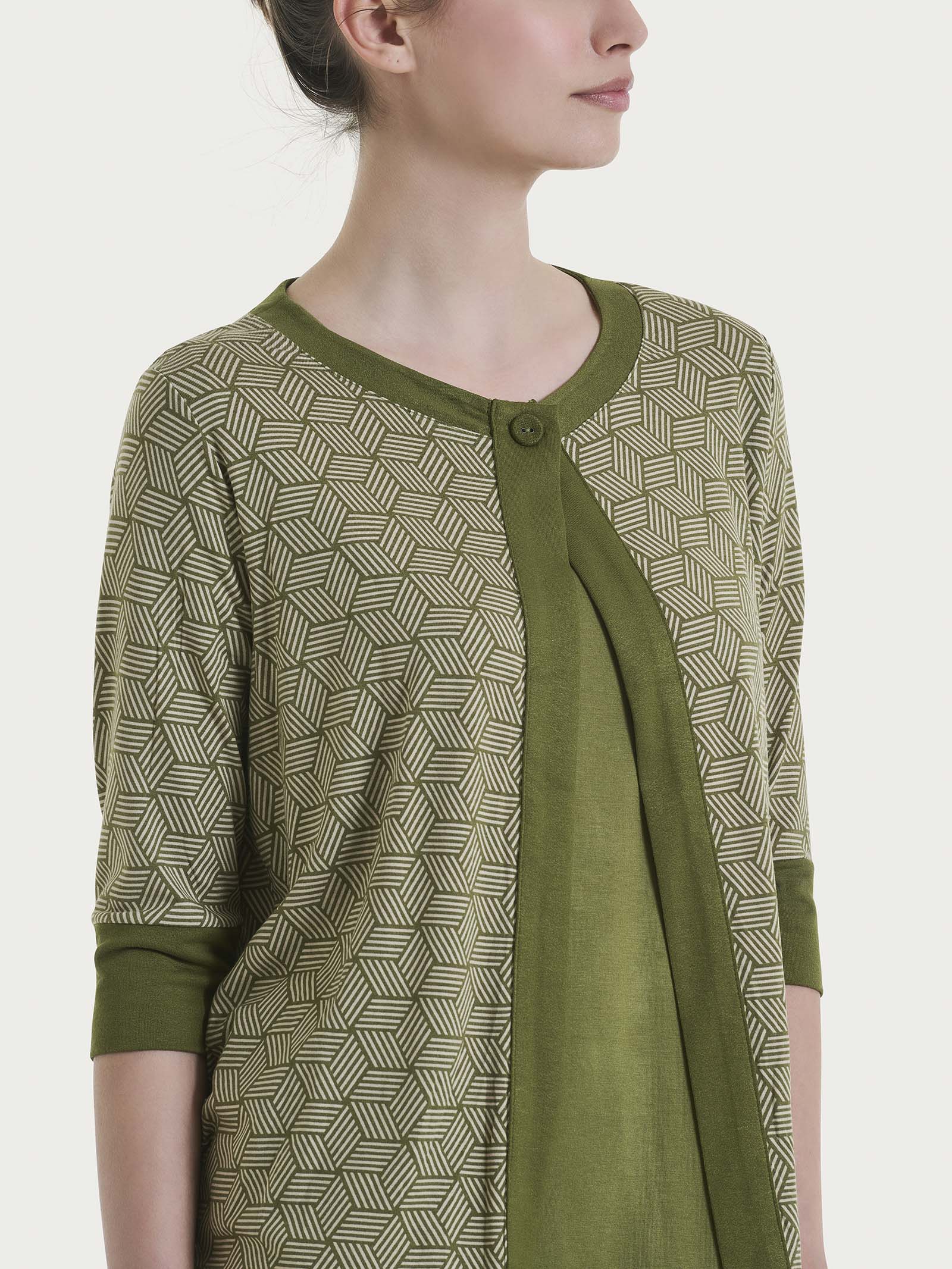 Ragno Viscosa Summer cardigan cubi Sphagnum manica 3/4