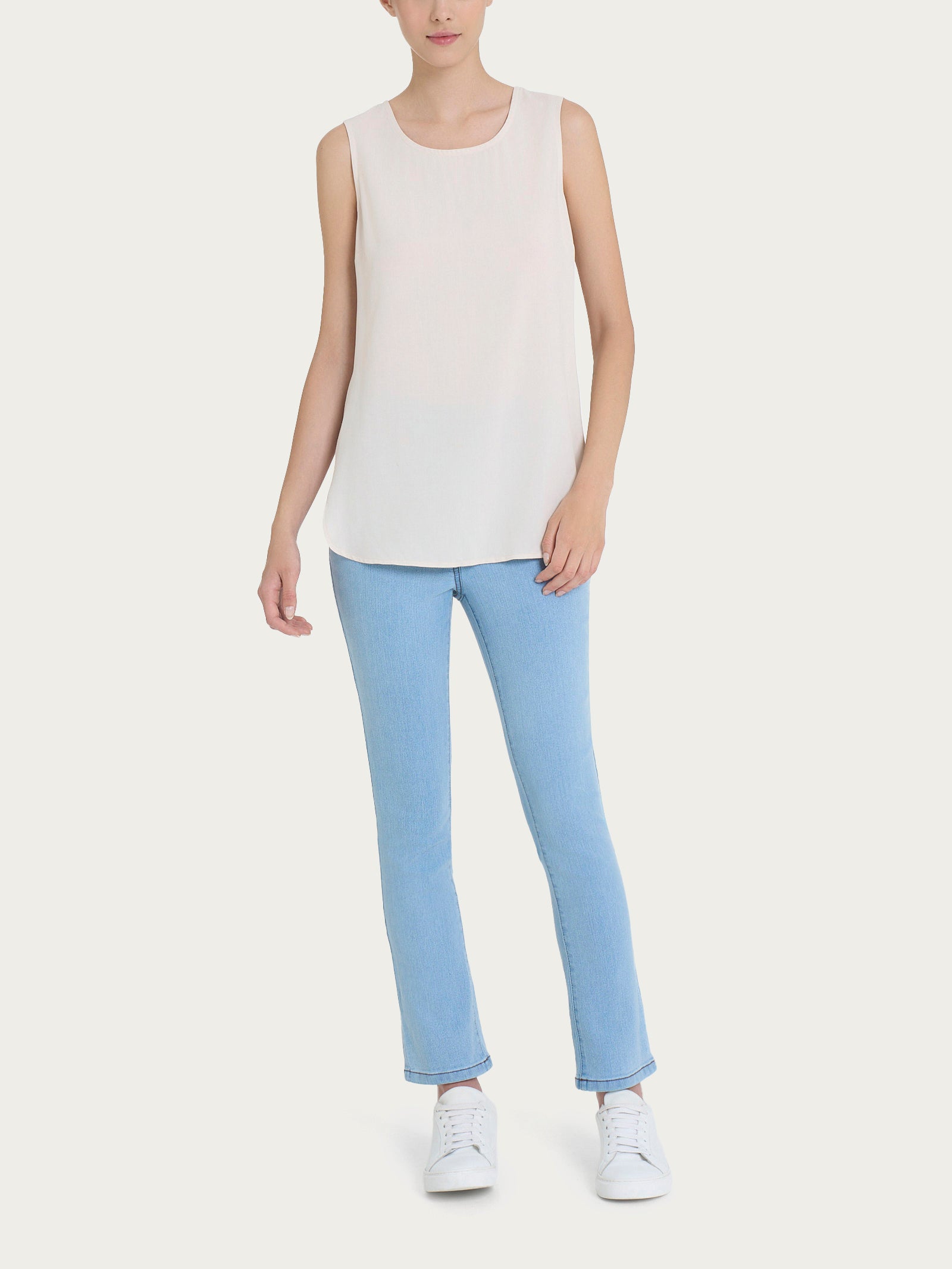 Ragno Viscosa Summer top spalla larga Champignon