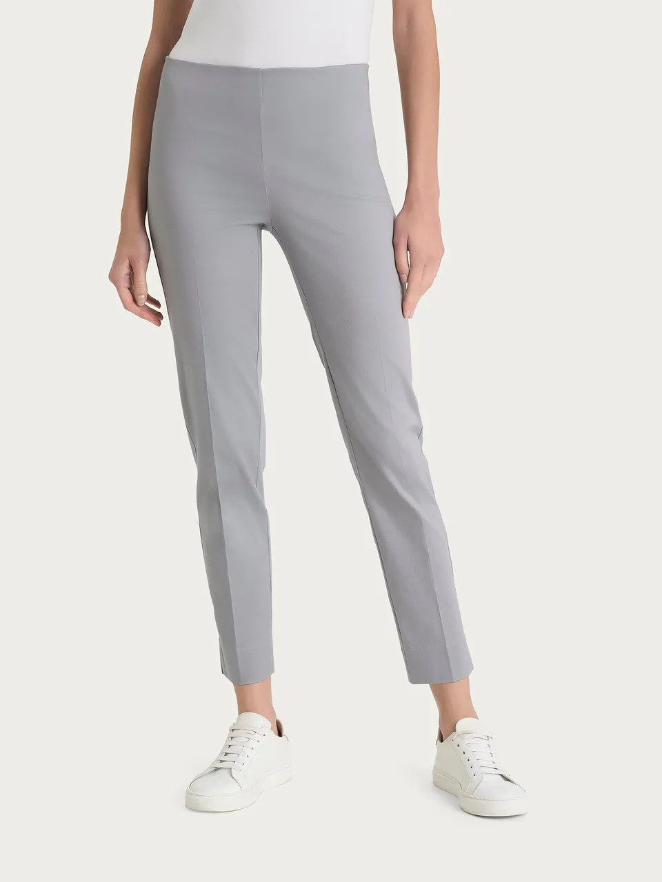 Ragno Satin Power Pantalone Capri Ultimate Gray skinny