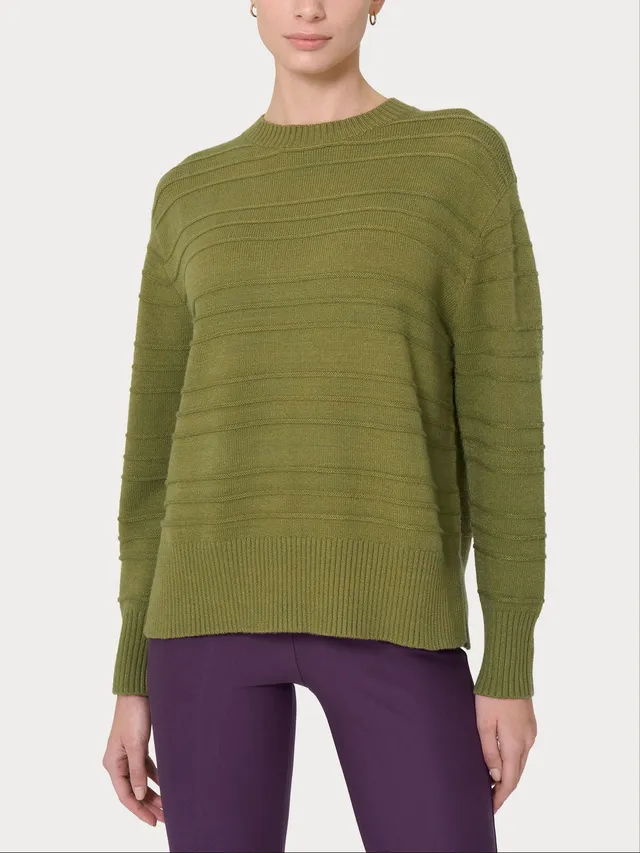 Ragno Four Seasons Girocollo maglia verde righe