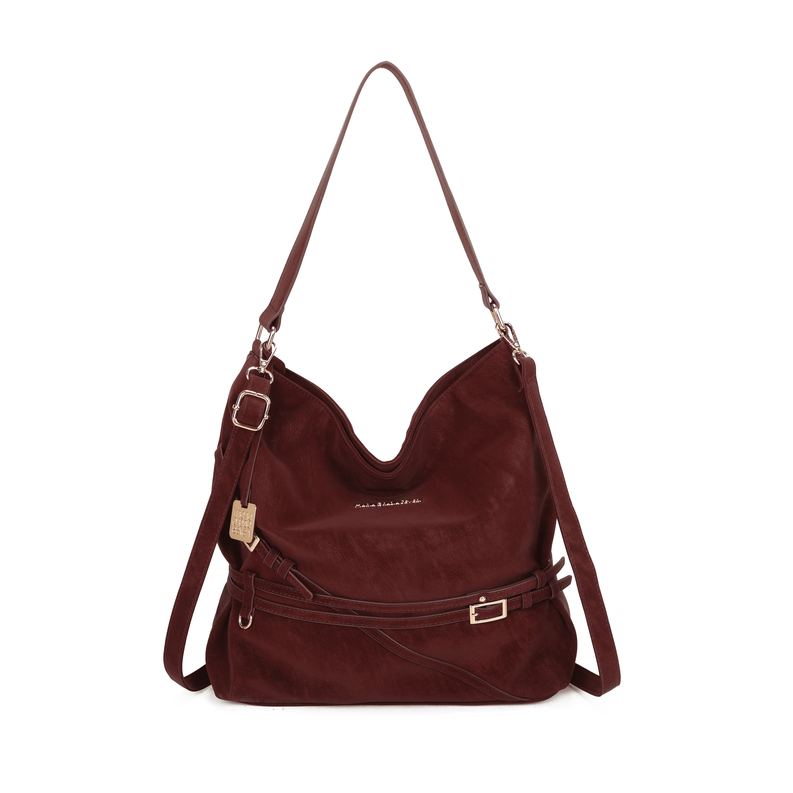 Maria Grazia Severi Hobo borsa a spalla scamosciata capiente
