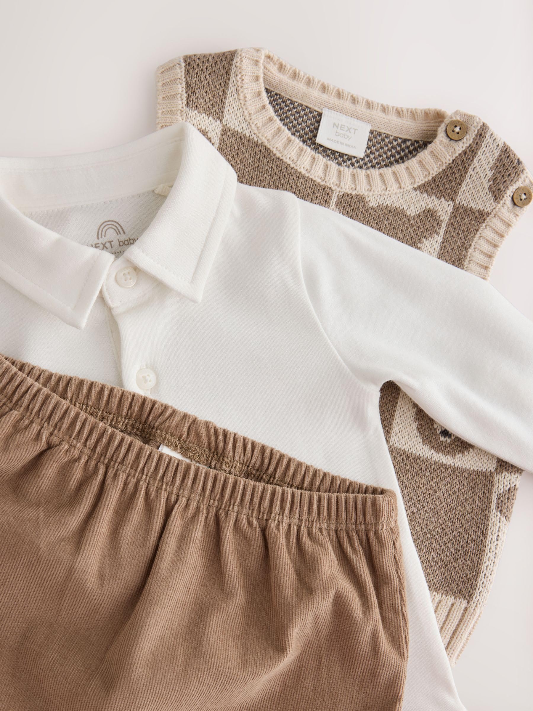 Next completo neonato body e pantaloni taglia 56
