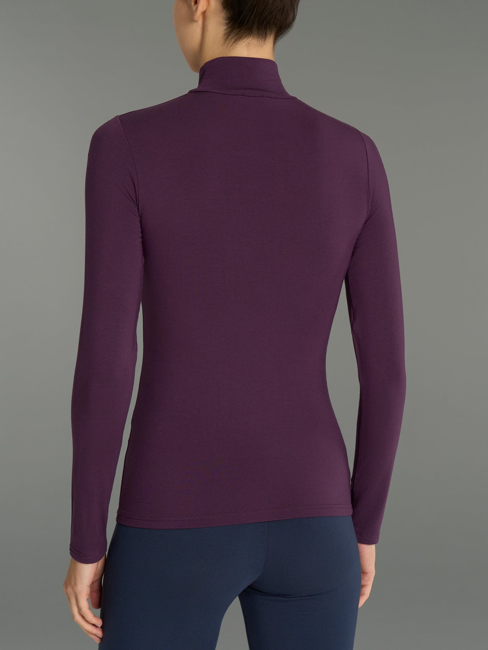 Ragno SL Lupetto maglia eco viscosa plum perfect