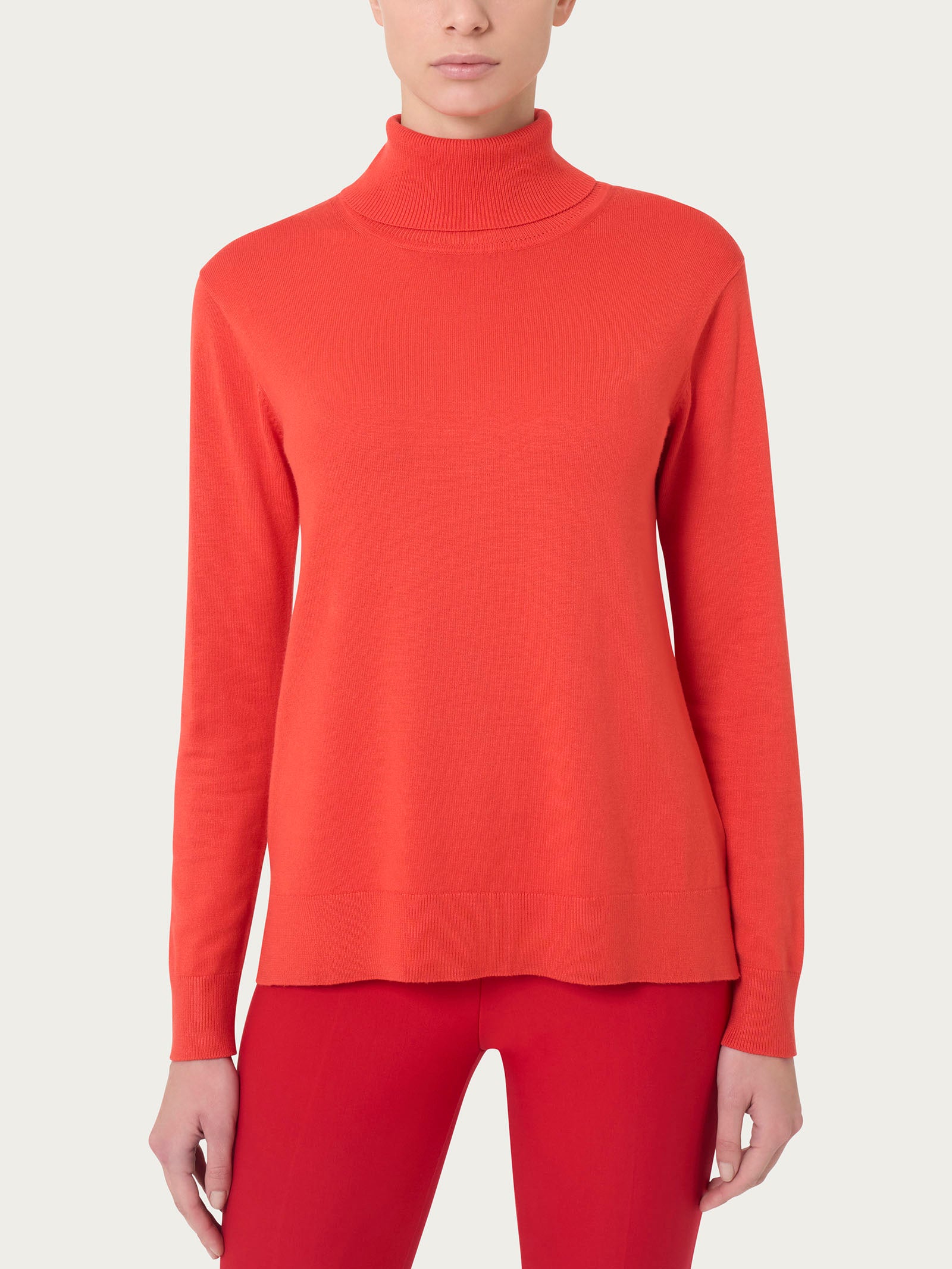 Ragno Four Seasons Dolcevita Cayenne collo alto viscosa