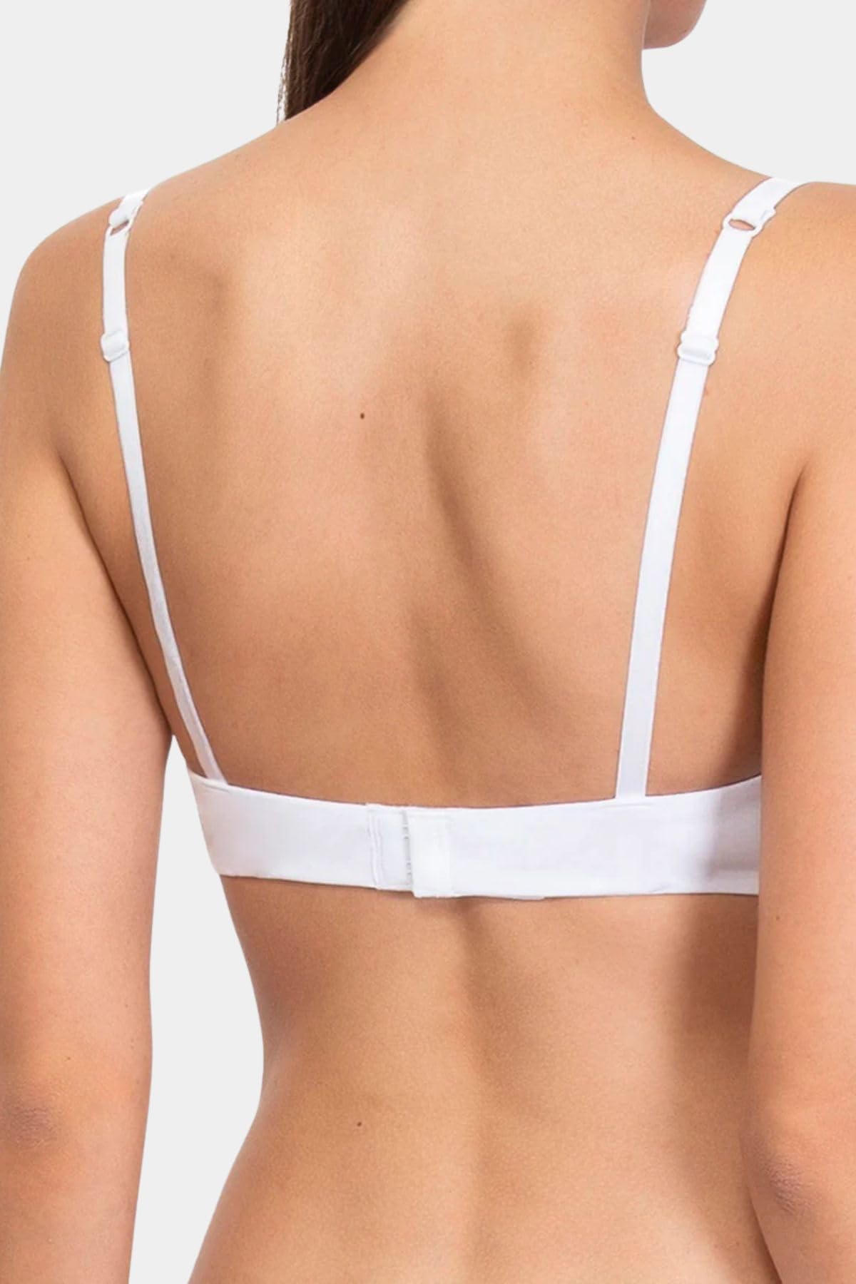 Lady C Reggiseno Preformato Coppa B Bianco 2B senza ferretto