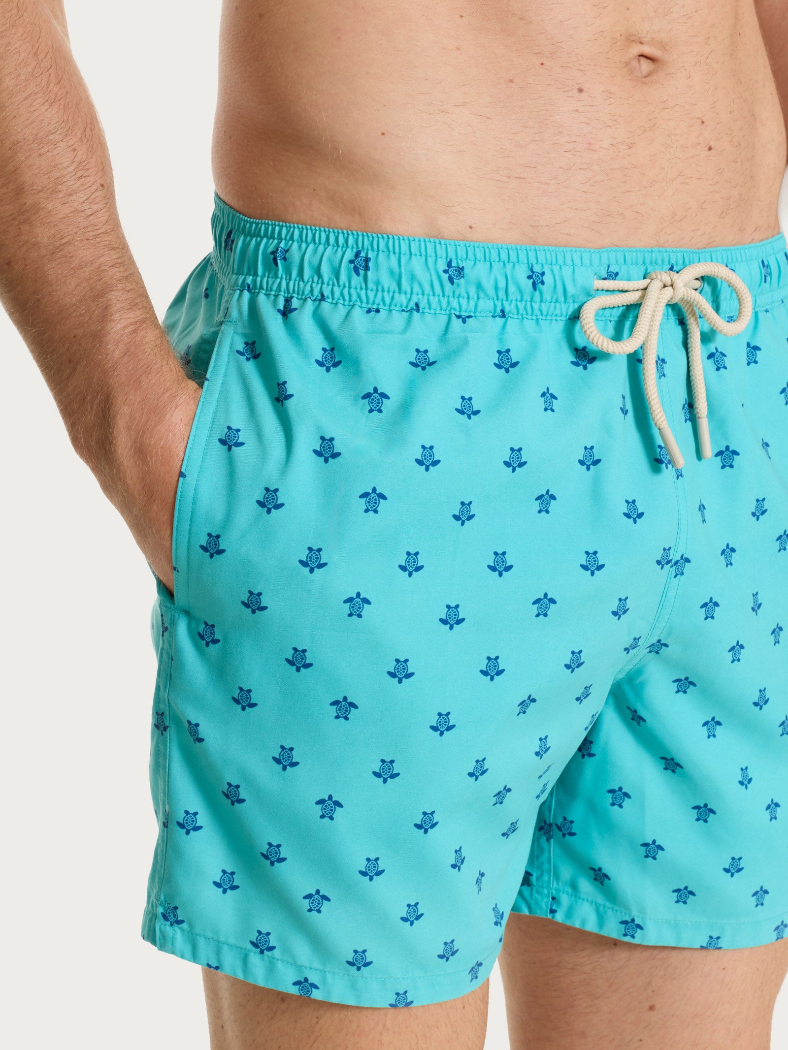 Ragno Boxer Mare costume mare Fant. Blue Turquoise asciugatura rapida