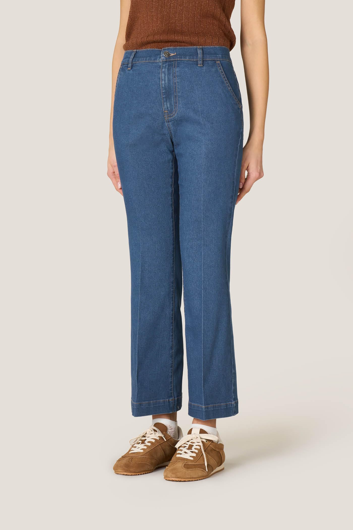 Goldenpoint Jeans Flare Denim Donna Svasato