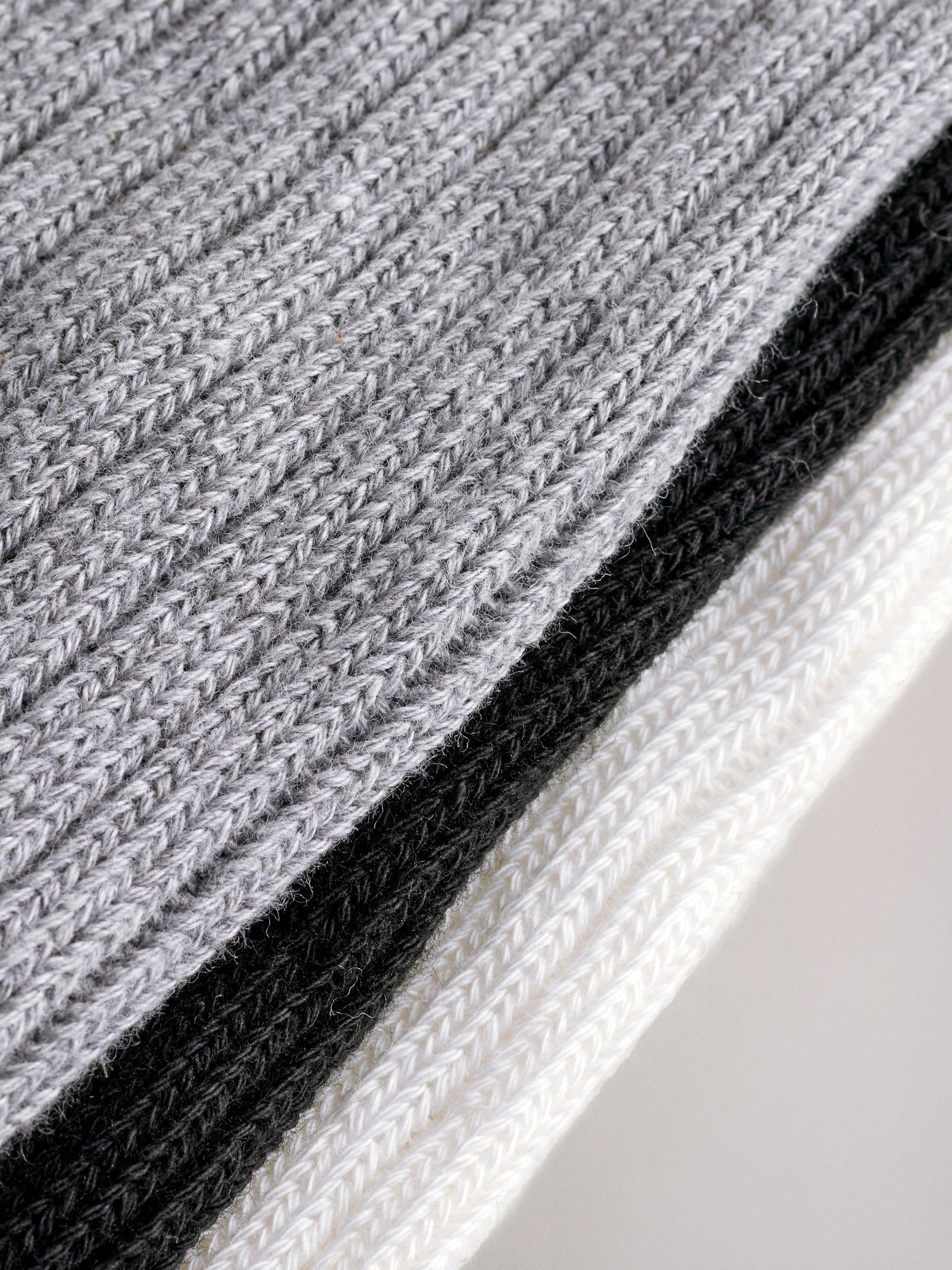 Geo Next The Set scaldamuscoli cotone 3 paia grigio ecru nero