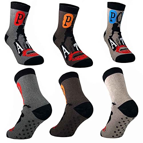Ciocca Pop calze antiscivolo cotone caldo 3 paia 36/41