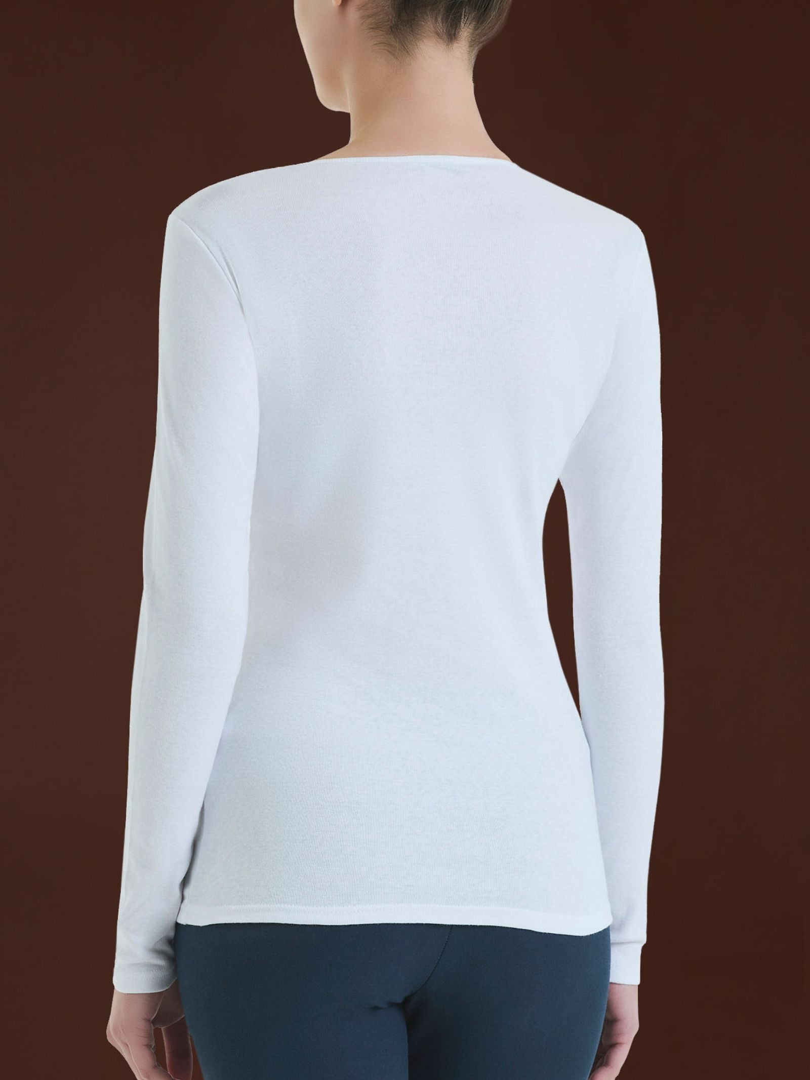 Ragno Thermo Cotton maglietta girocollo Sphagnum cotone caldo