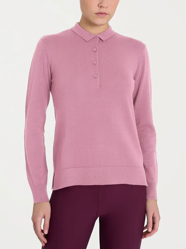 Ragno Four Seasons Polo maglia viscosa Lilas