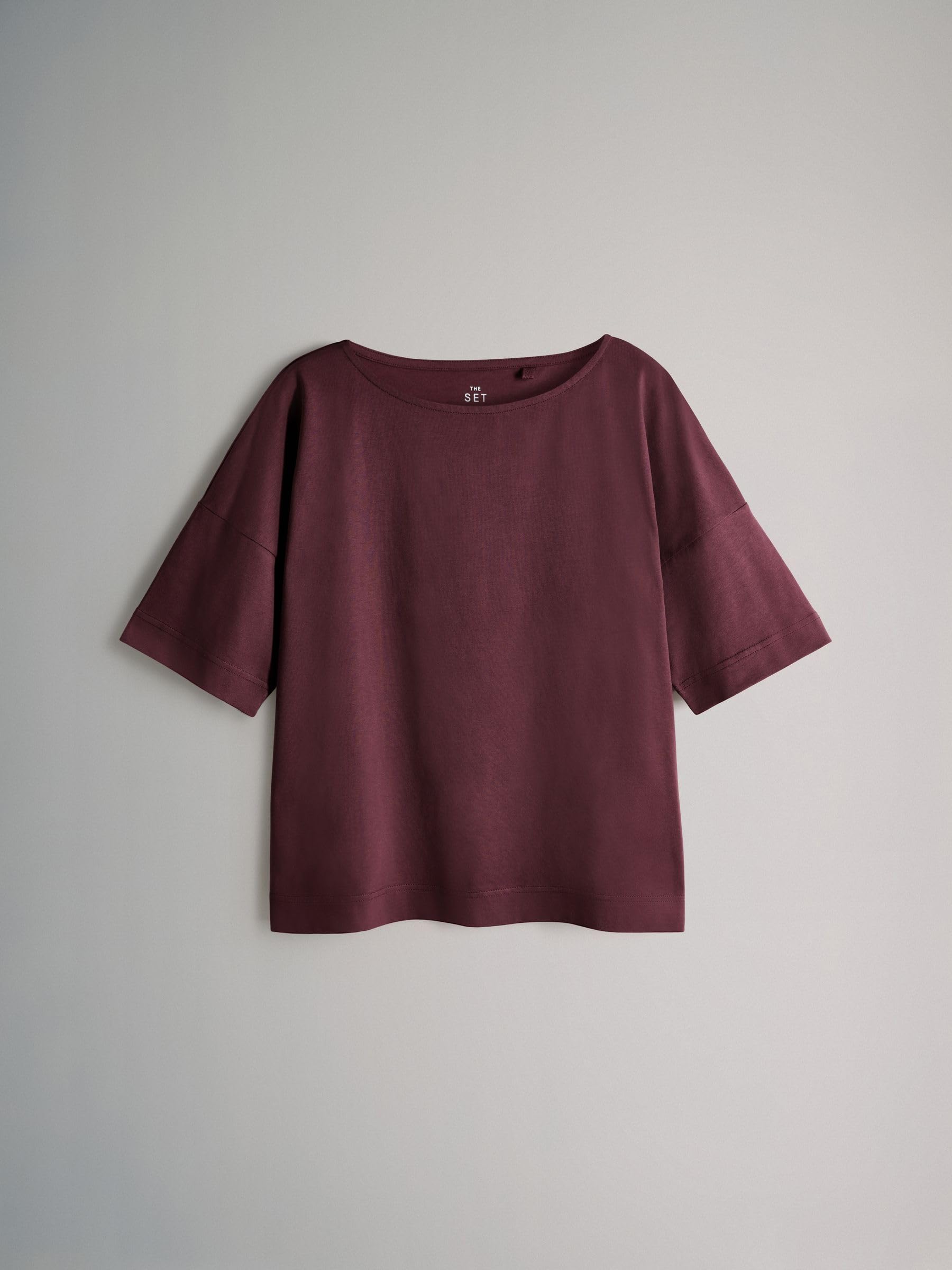 Geo Next The Set T-shirt squadrate pesanti scollo barca da 2