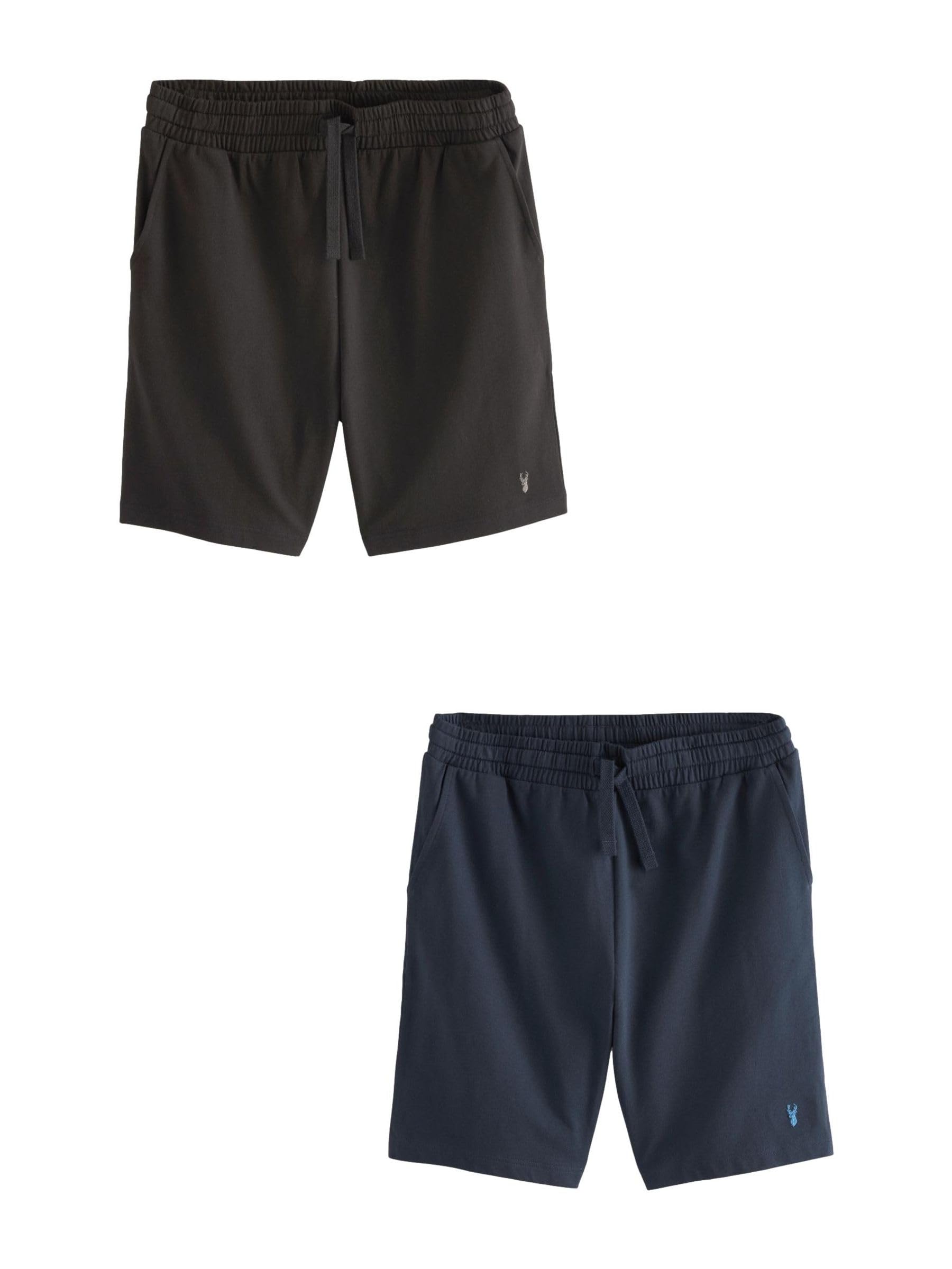 Next shorts uomo jersey cotone L confezione 2 leggeri elastico