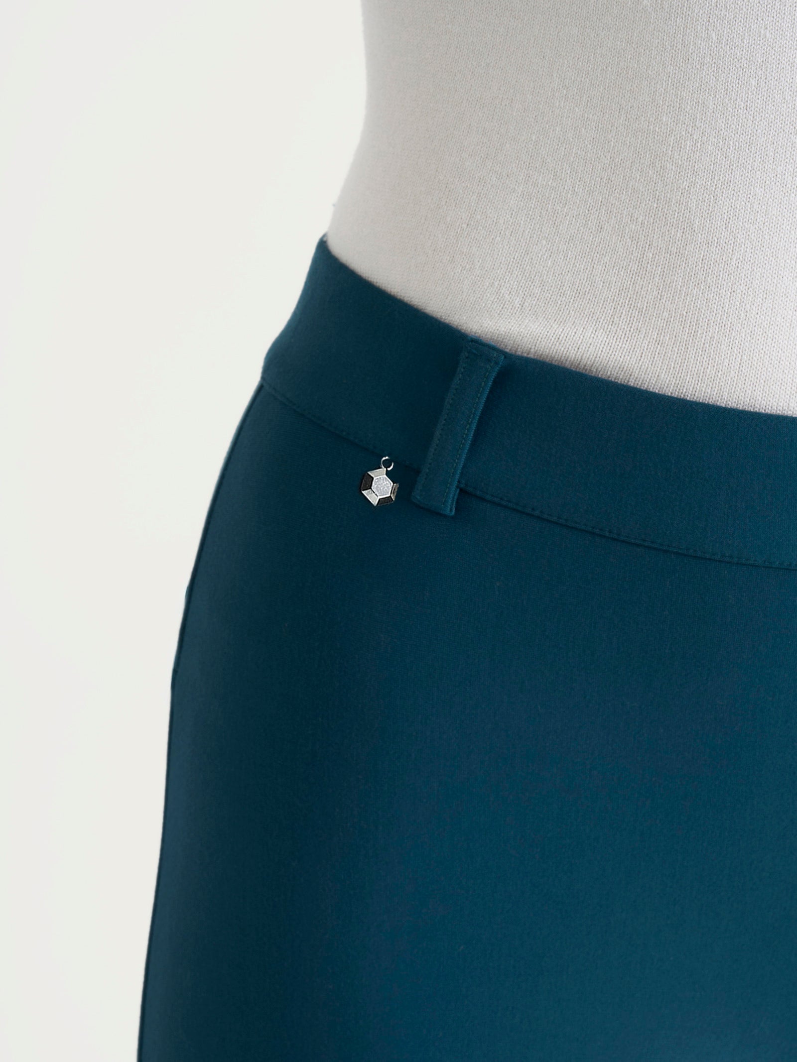 Ragno Compact Pantalone Flare Caviglia Blu Pond
