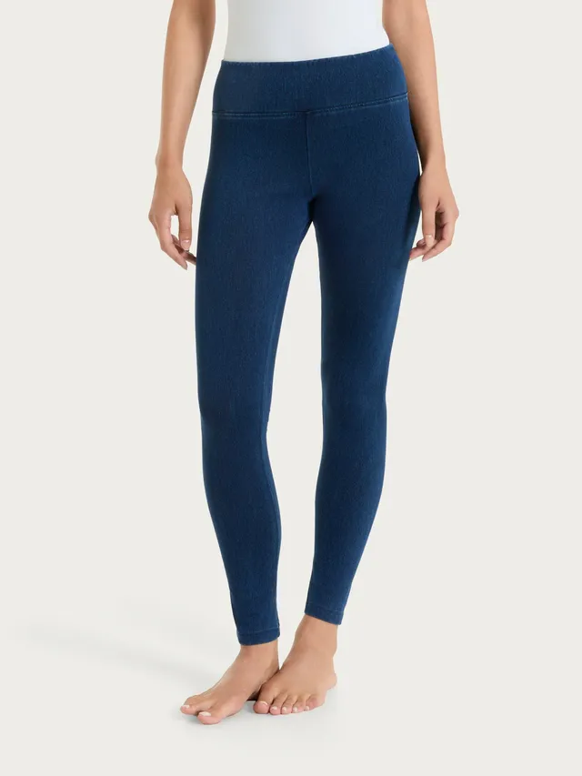 Ragno beYOUtiful Leggings maglia denim Persia blu cotone