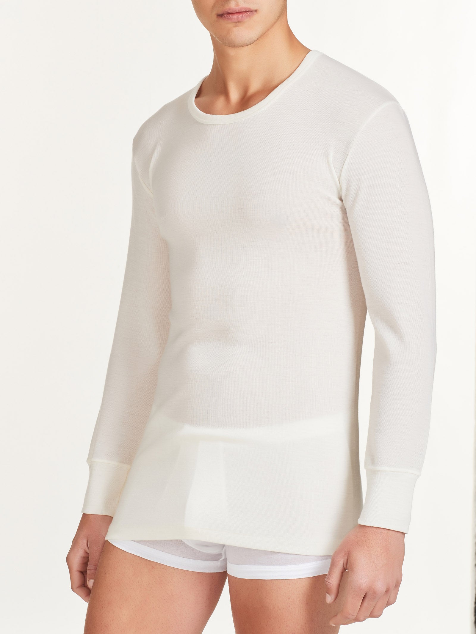 Ragno Merino Medium Maglietta Girocollo Lana Peso Medio