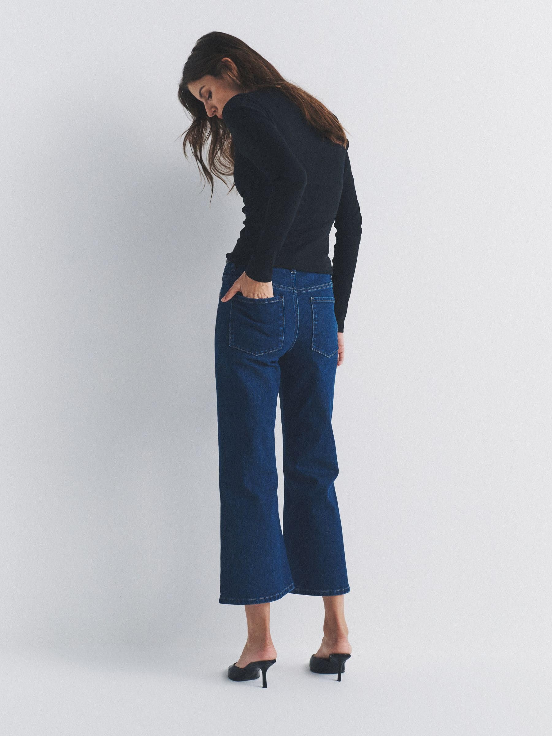 Geo Next The Set jeans zampa donna 2 pezzi polpaccio