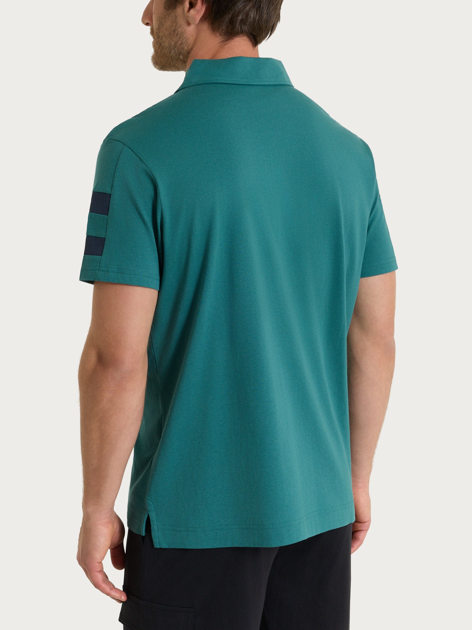 Ragno Jersey Cotone polo uomo taschino Fant. Bayberry