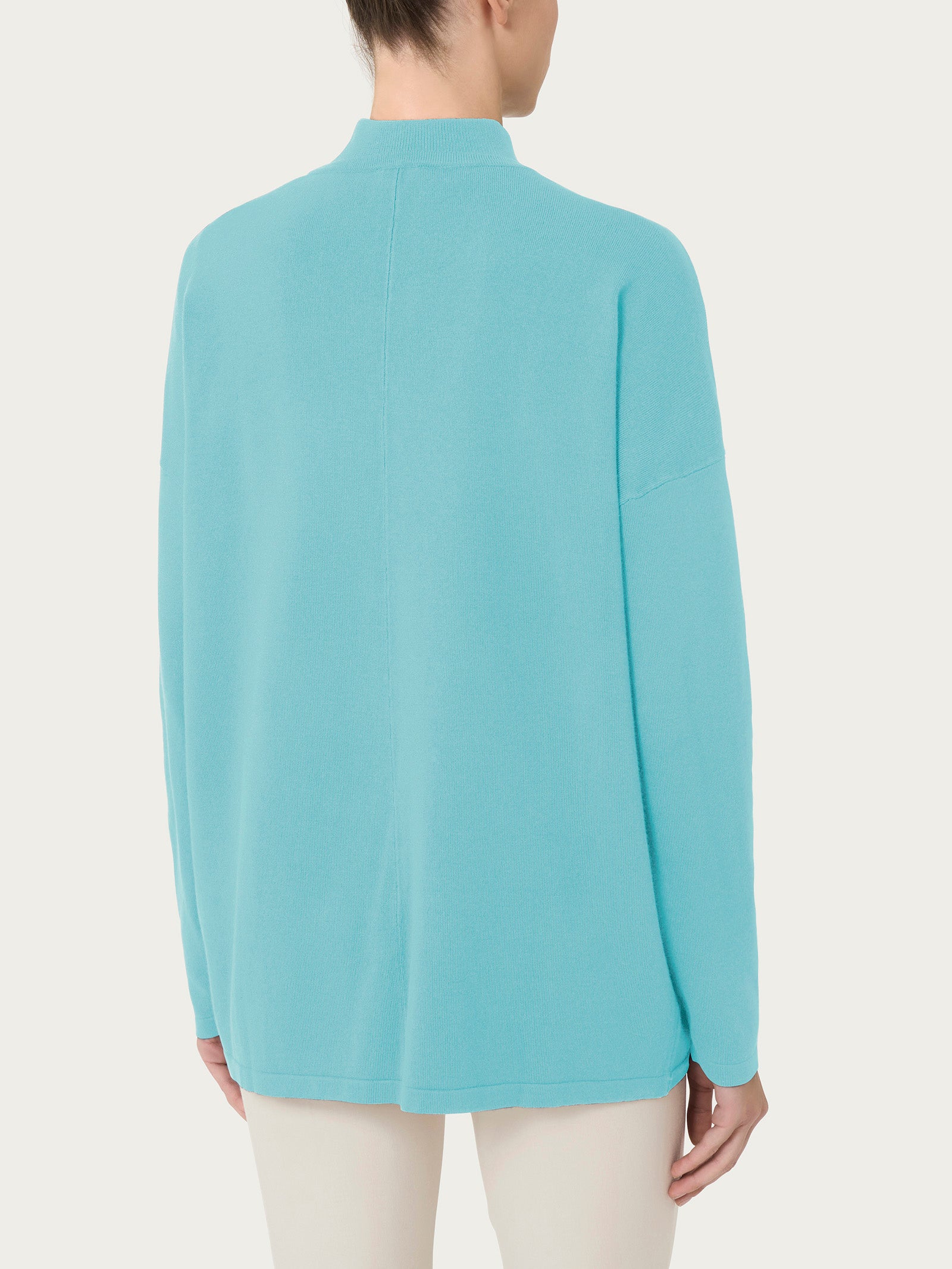 Ragno Four Seasons cardigan aperto Nile Blue