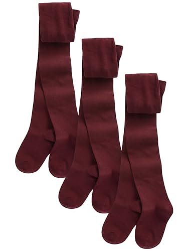 Geo Next collant bambina cotone bordeaux 3 paia 134-140