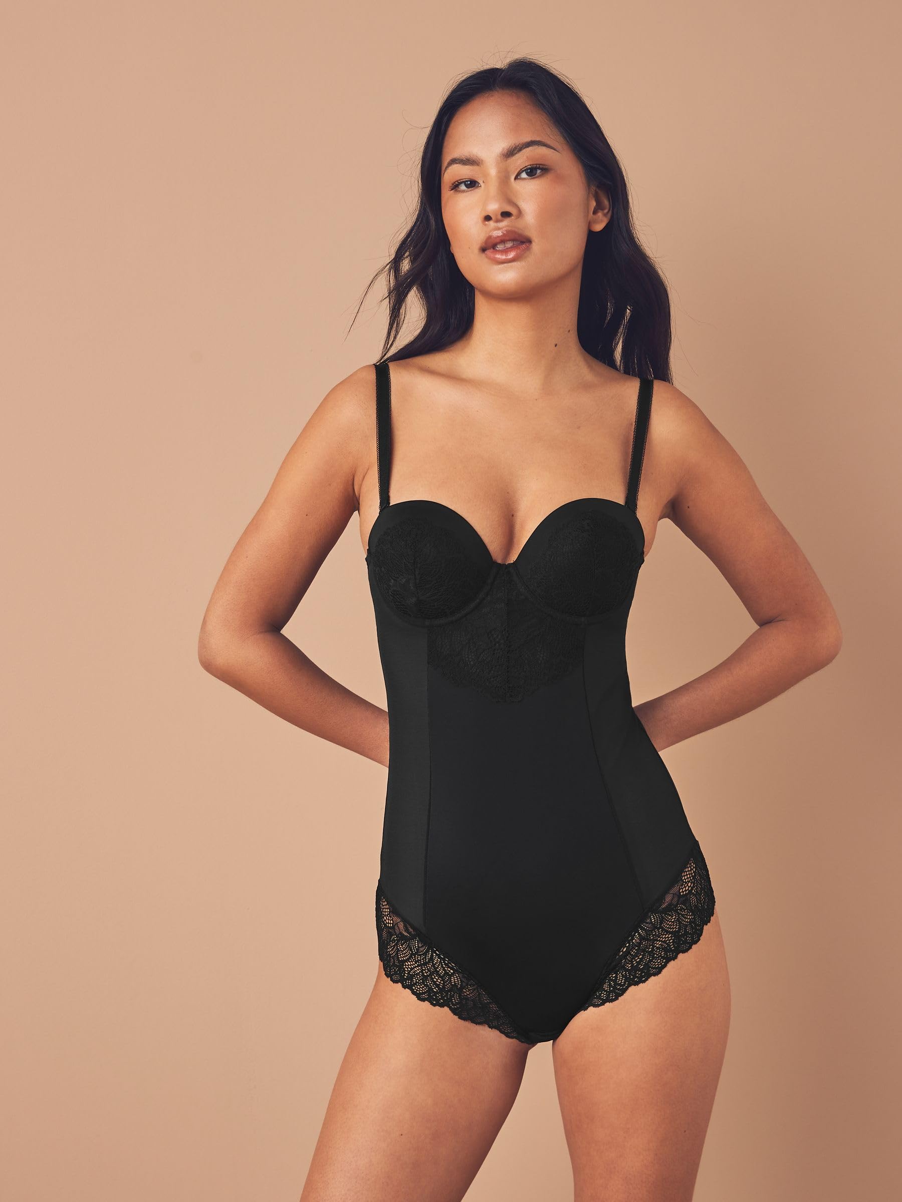 Next body donna modellante 75B pizzo nero