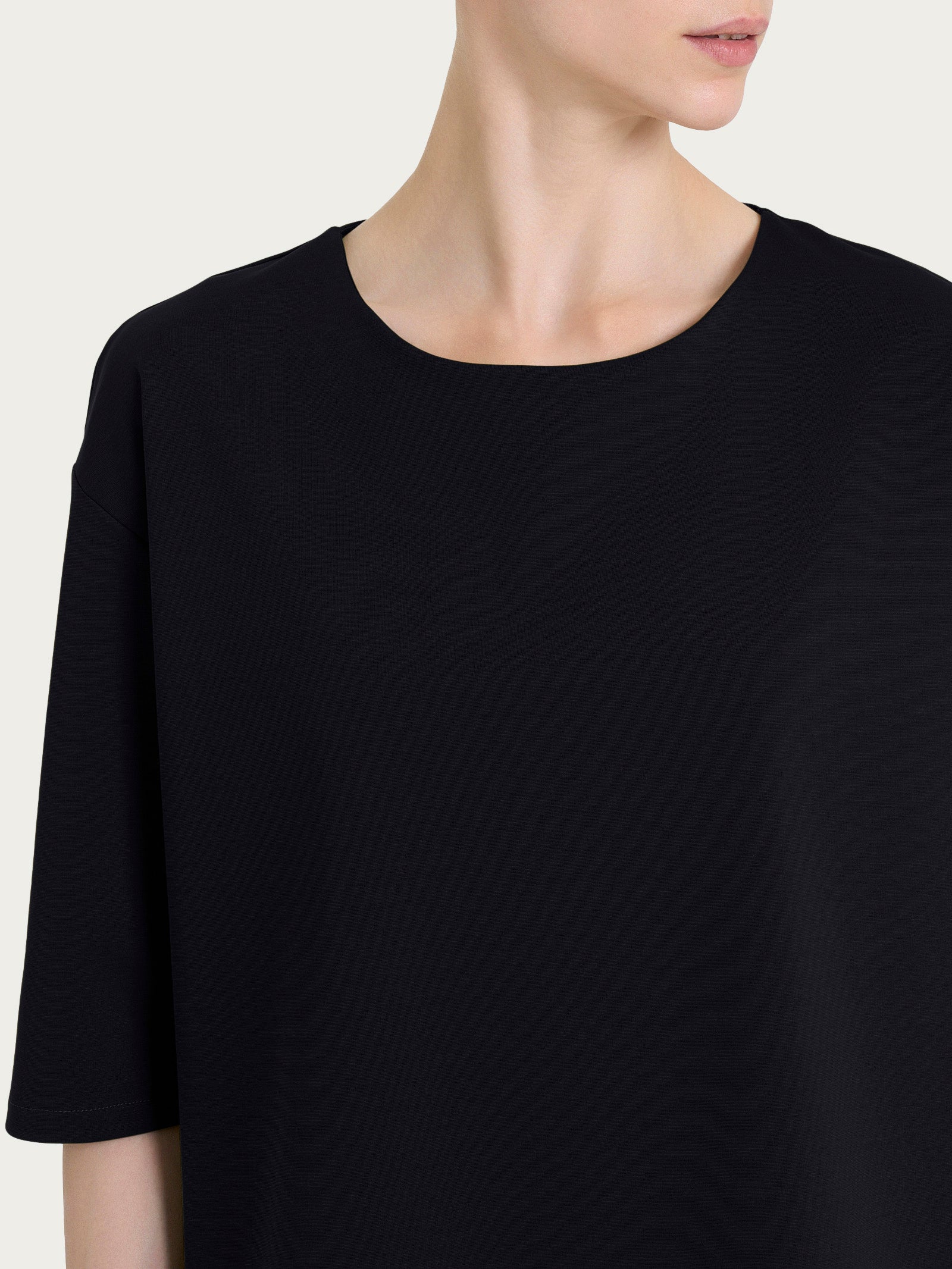 Ragno Compact Light maglia girocollo Nero